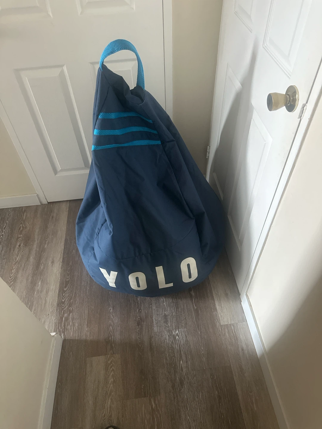YOLO bean bag chair