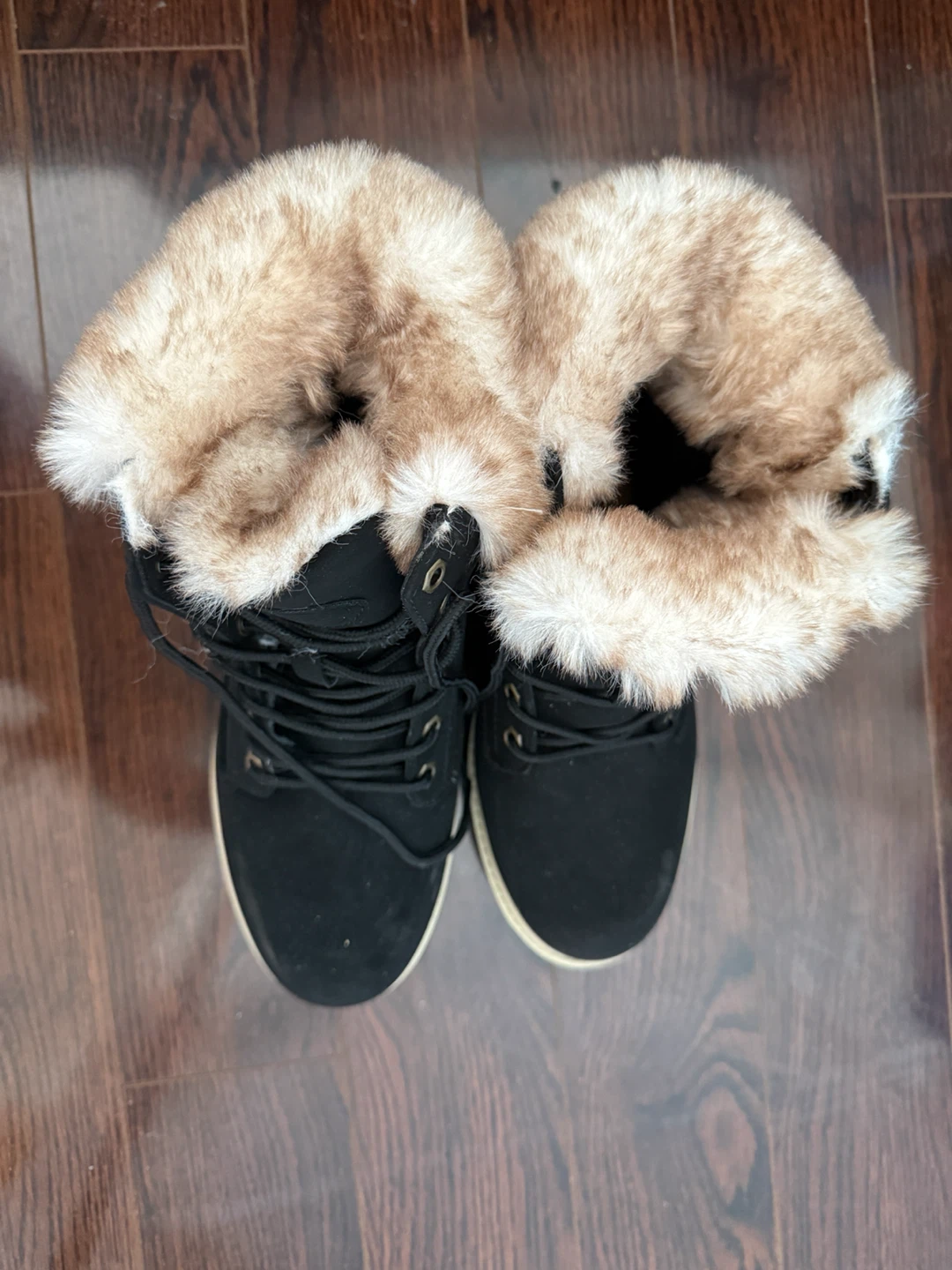 Lugz Black Faux Fur Winter Boots - photo 2