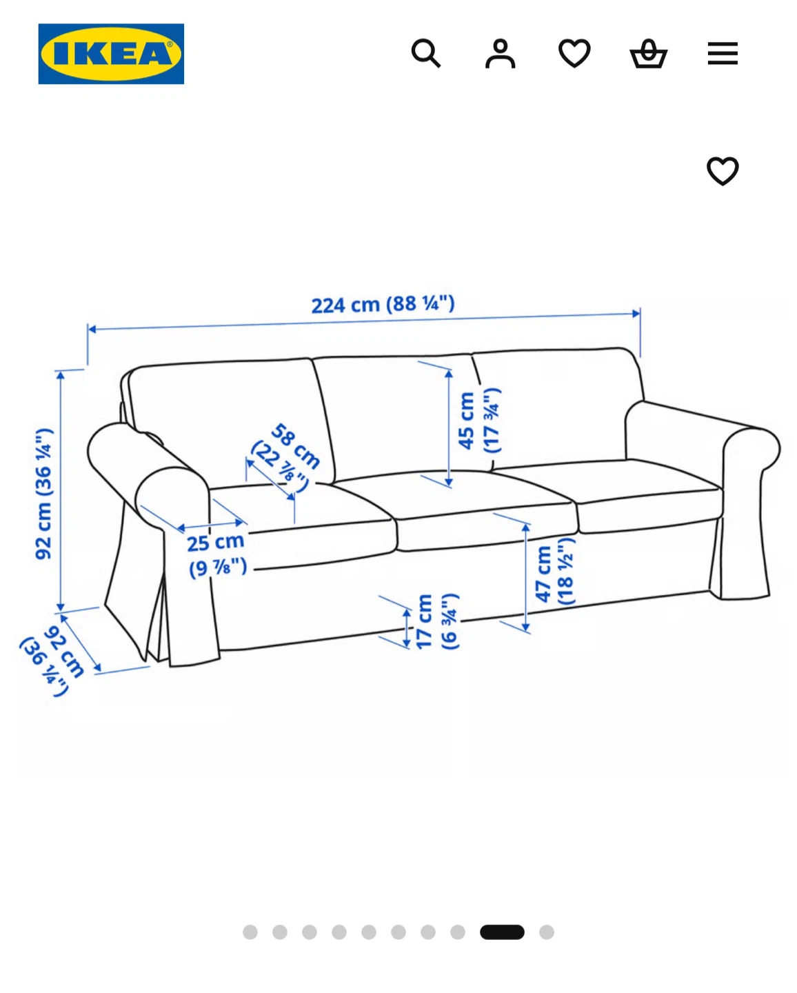 IKEA UPPLAND Sofa - photo 3