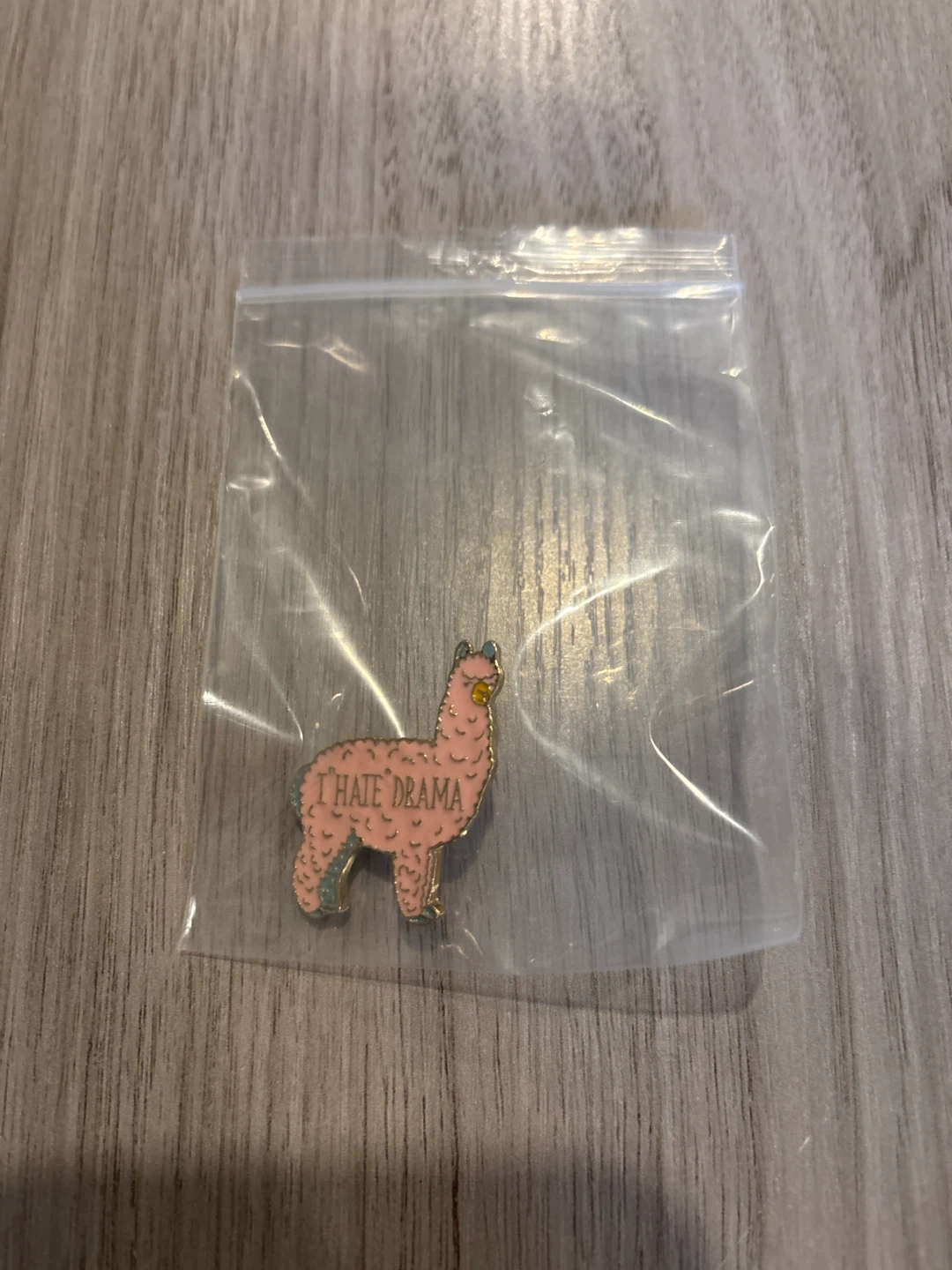 I Hate Drama Llama Enamel Pin