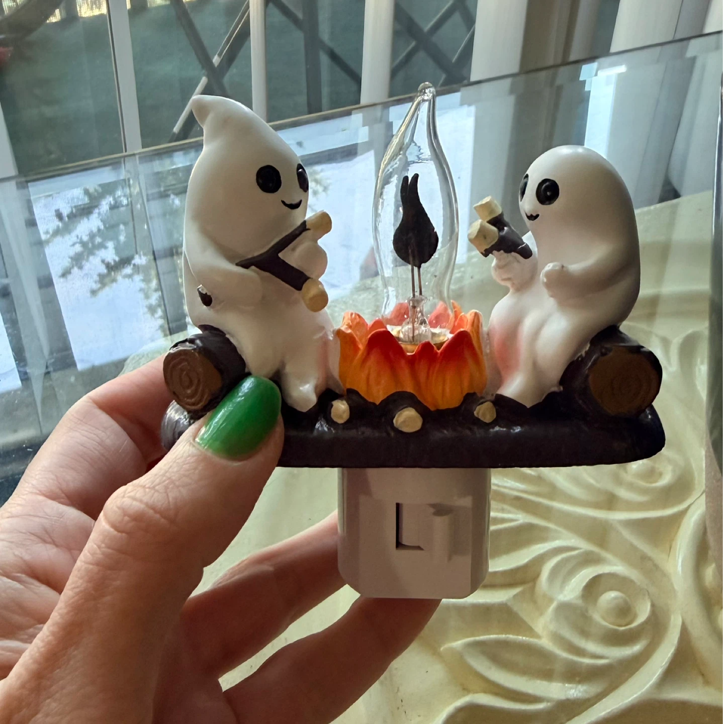 Ghost Campfire Night Light