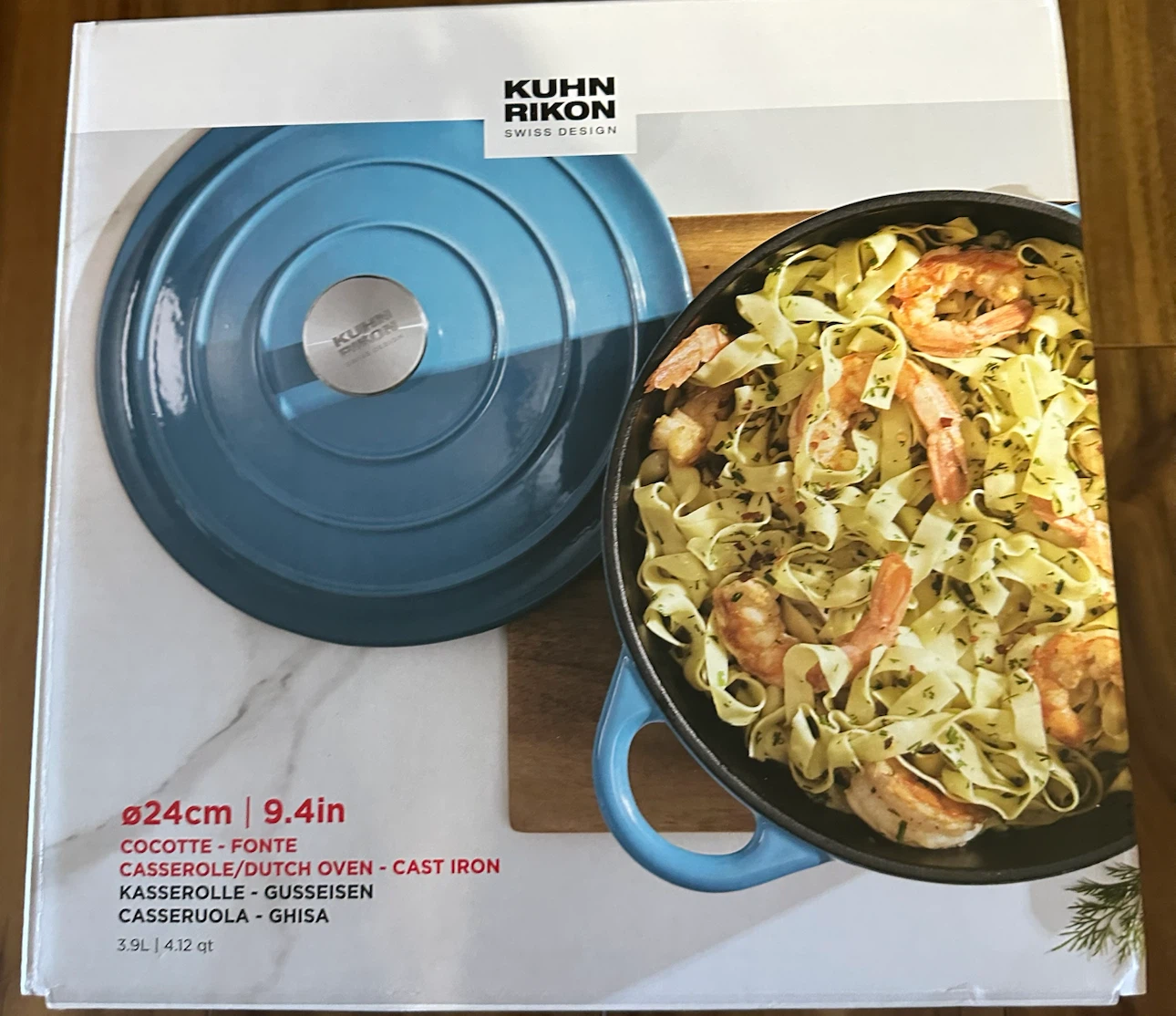 KUHN RIKON CASSEROLE/DUTCH OVEN -CAST IRON