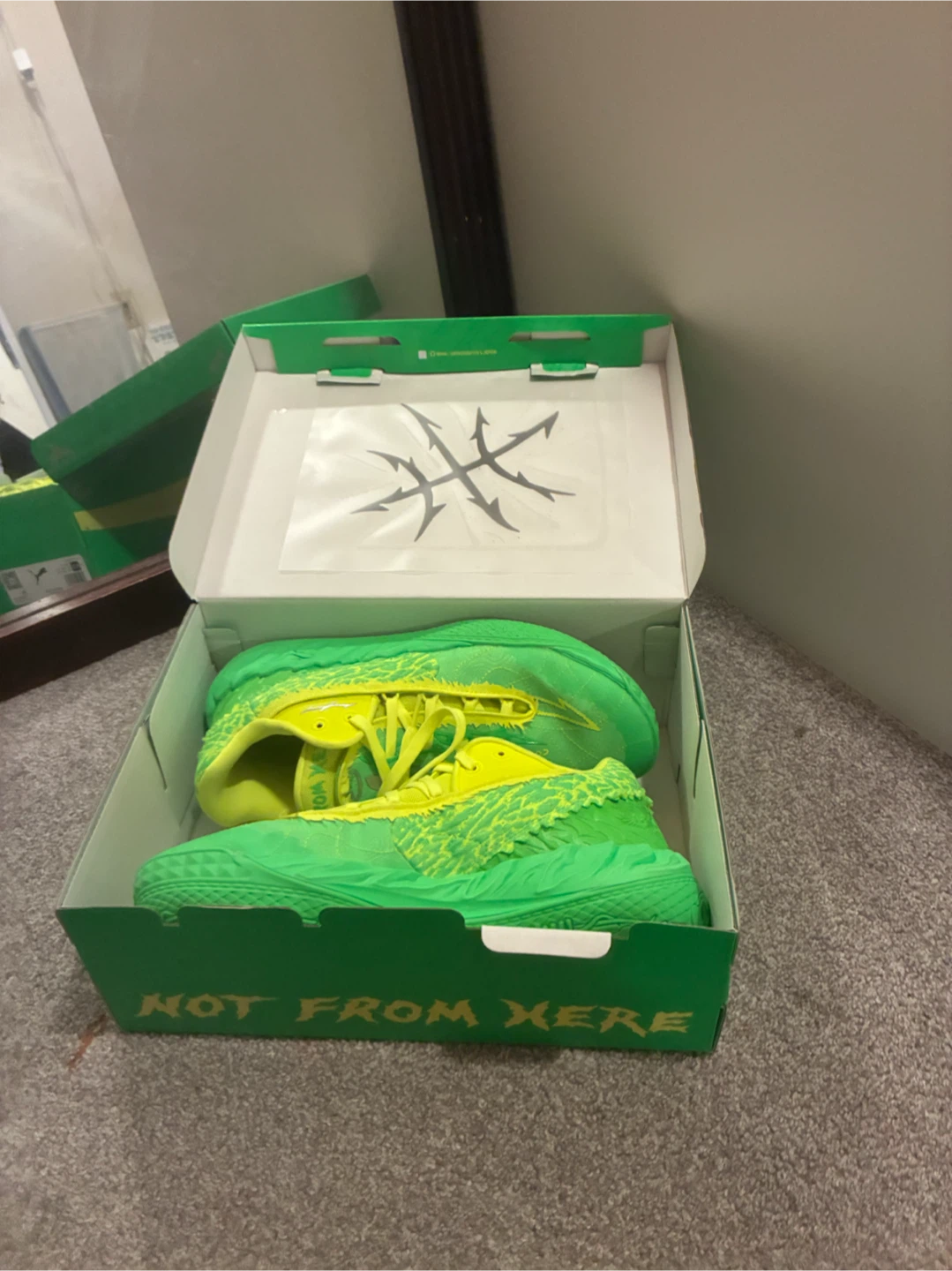 Puma MB.05 Lo Fluro Green Sneakers