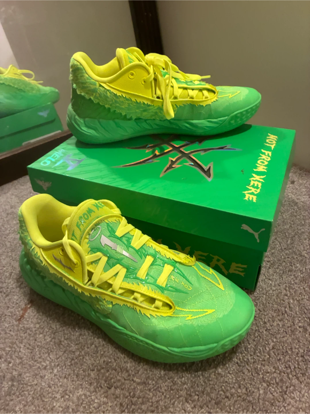 Puma MB.05 Lo Fluro Green Sneakers - photo 2
