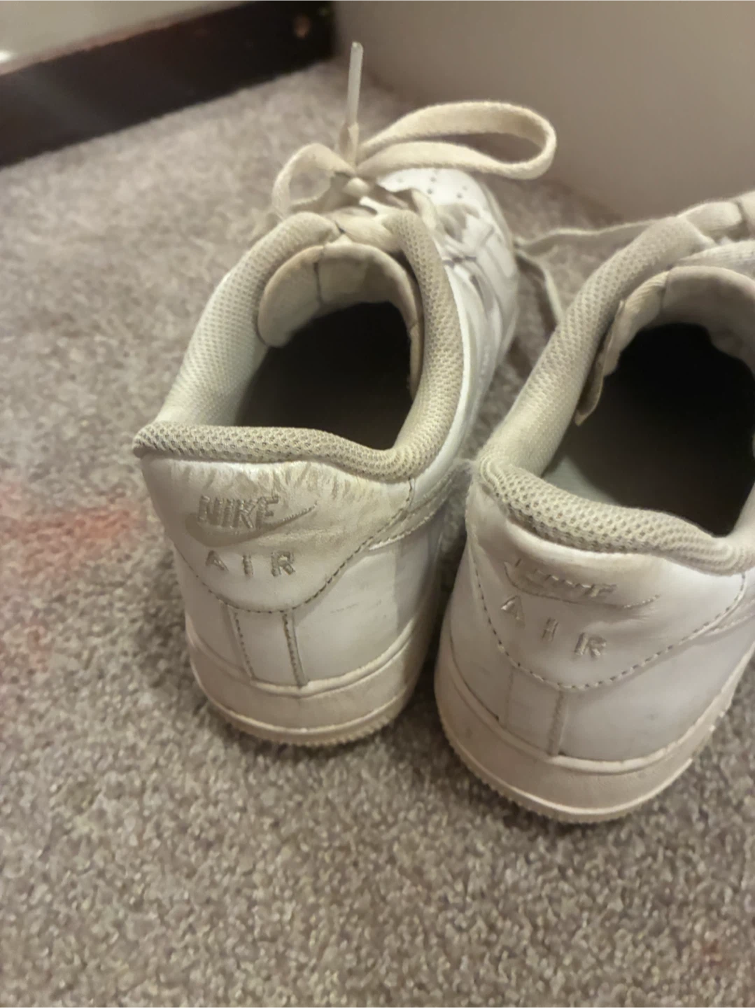 White Nike Air Force 1 Sneakers - photo 2