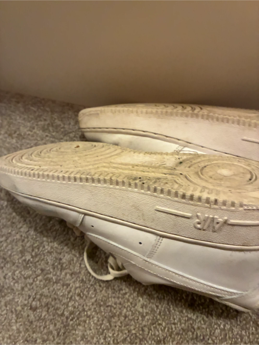 White Nike Air Force 1 Sneakers - photo 3