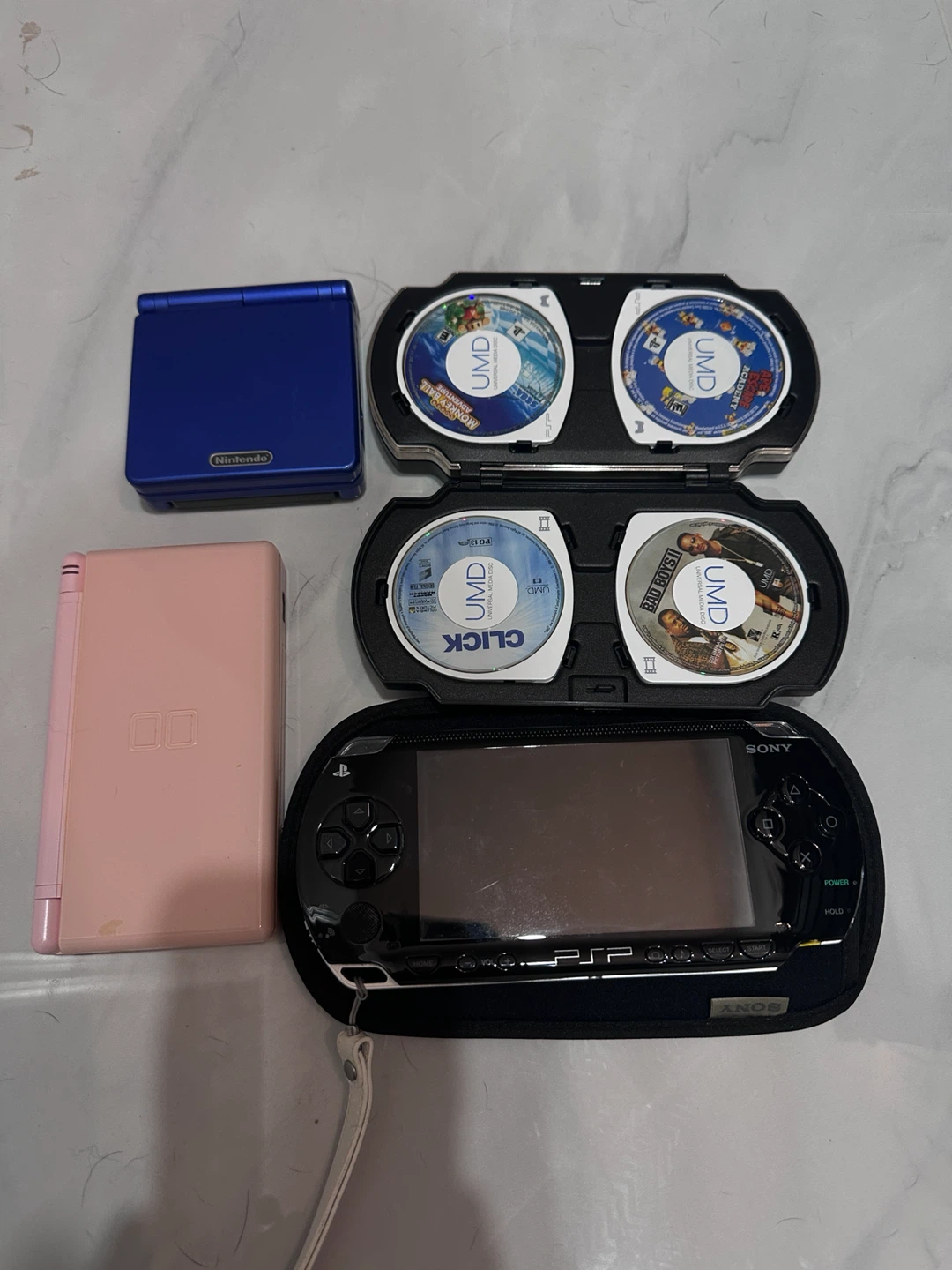Sony PSP Console with 4 Games