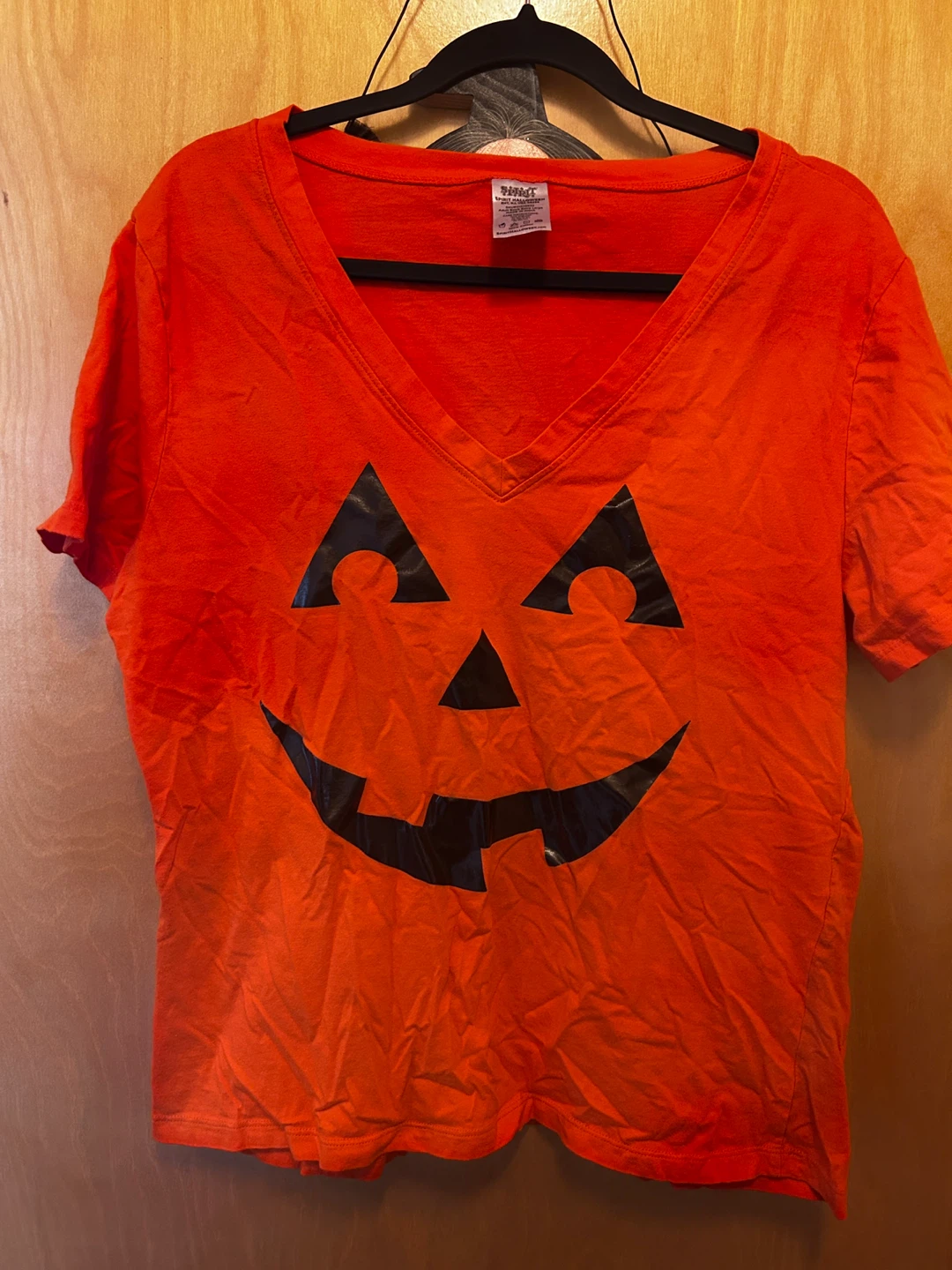 Spirit Halloween Pumpkin Face T-Shirt Adult XXL