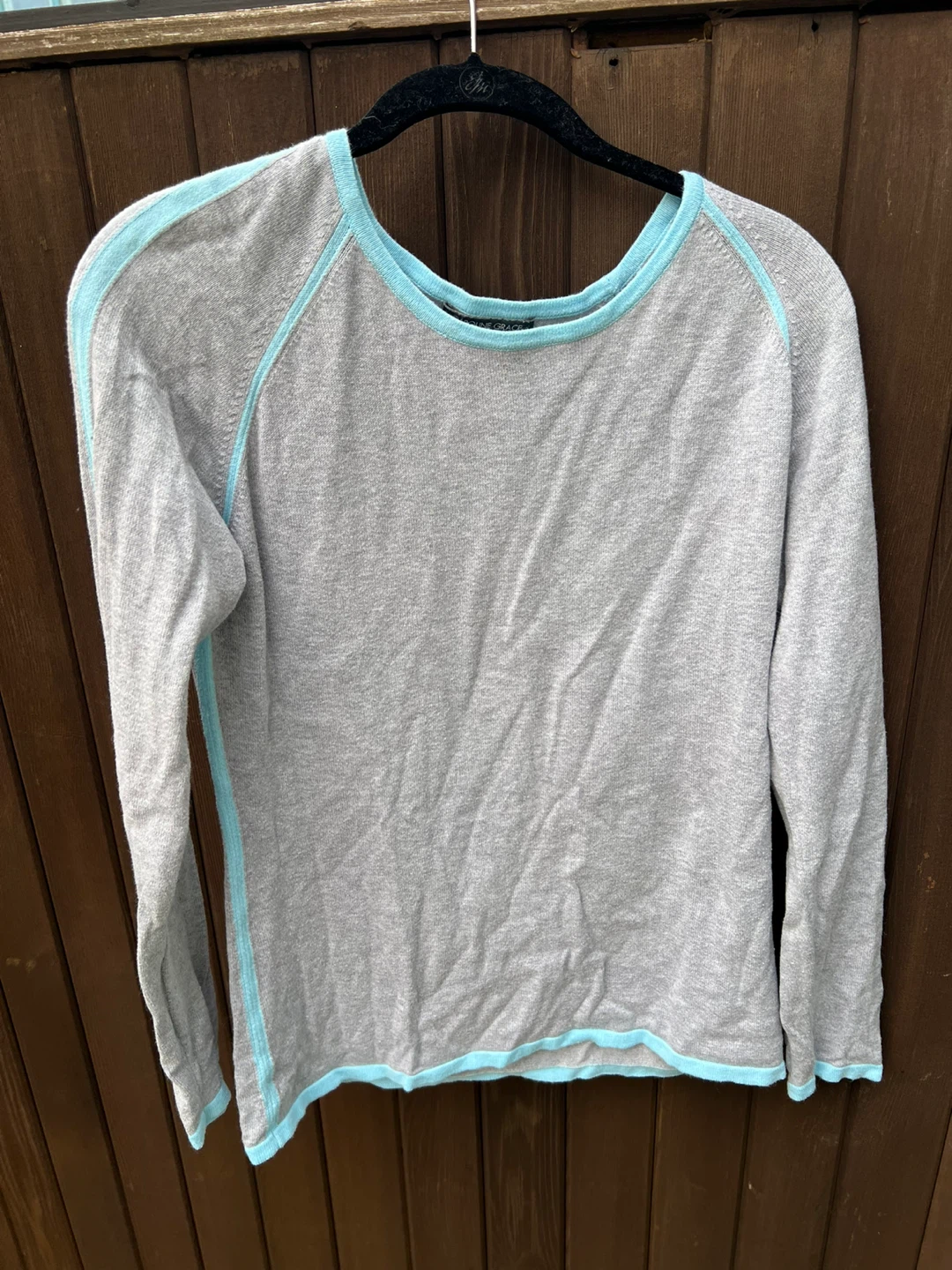 Caroline Grace Cotton Cashmere Sweater - photo 2