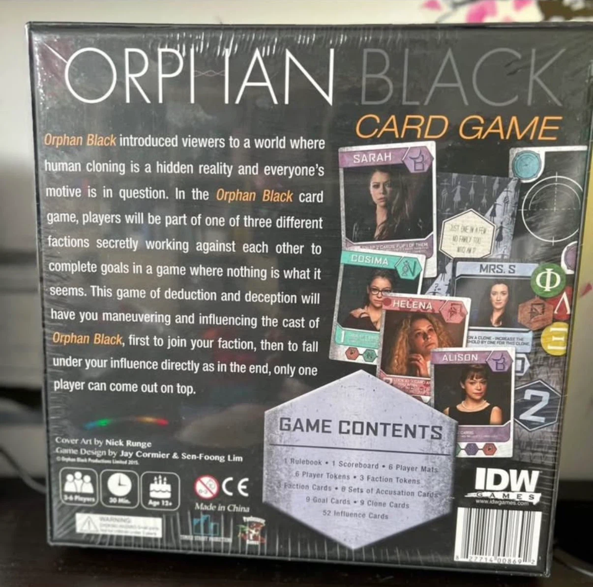 Orphan Black Card Game by IDW Games - photo 3