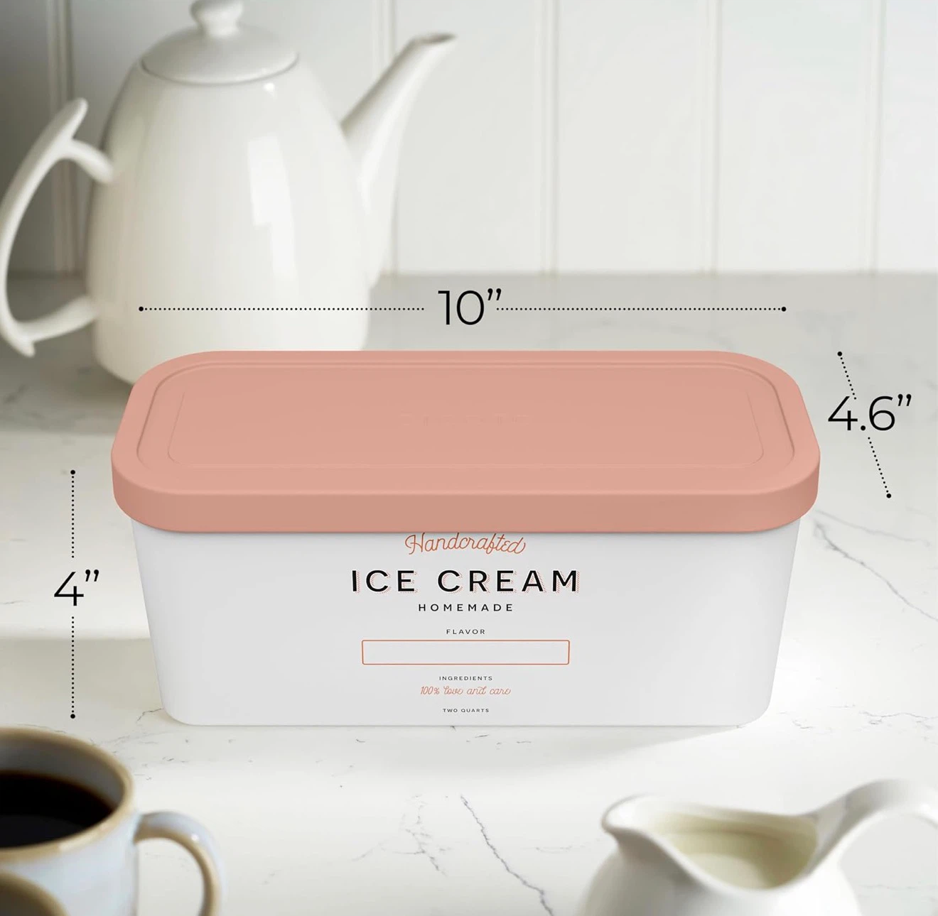 Zicoto Reusable Ice Cream Canisters - Set of 2 - photo 2