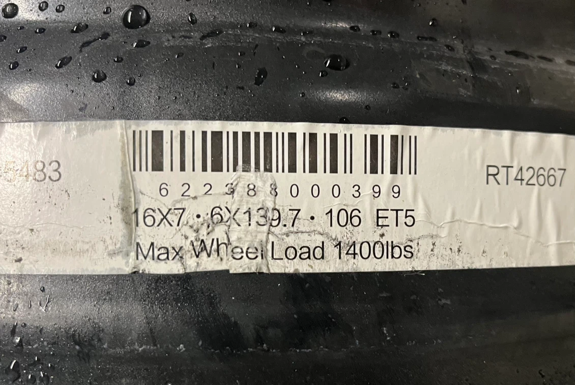 4 winter steel rims. - photo 4