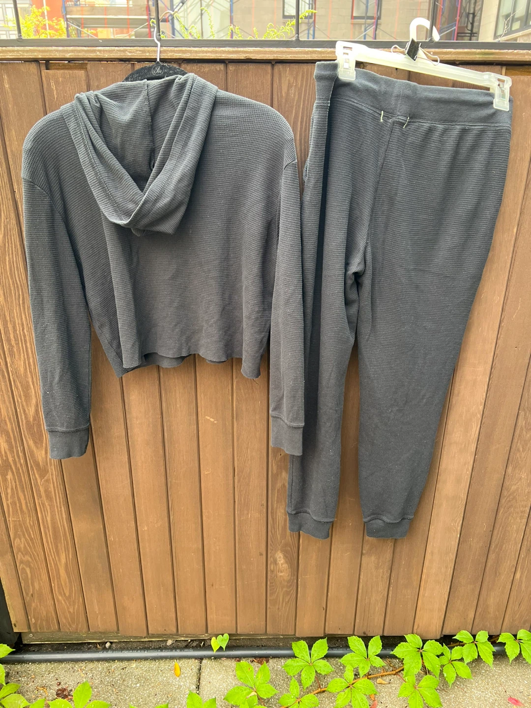 Alternative Apparel Waffle Knit Hoodie and Jogger Set - photo 3