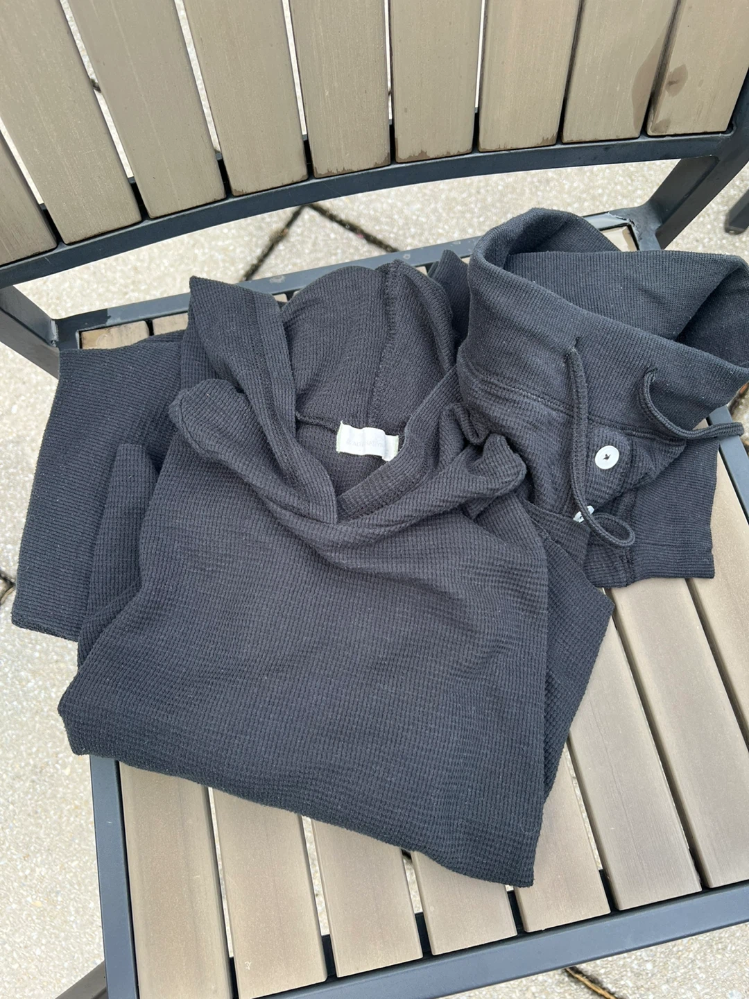 Alternative Apparel Waffle Knit Hoodie and Jogger Set - photo 4