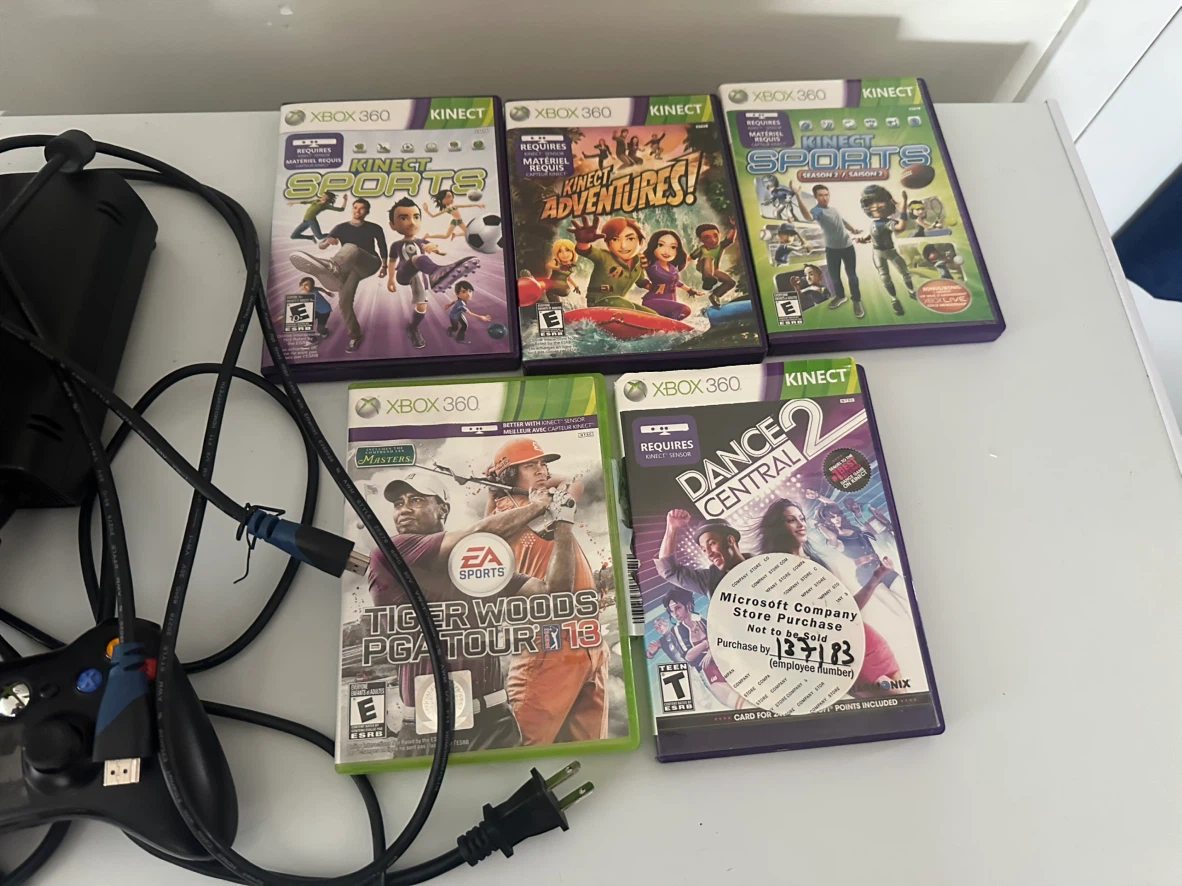 Xbox 360 Console with Kinect  etc - photo 3