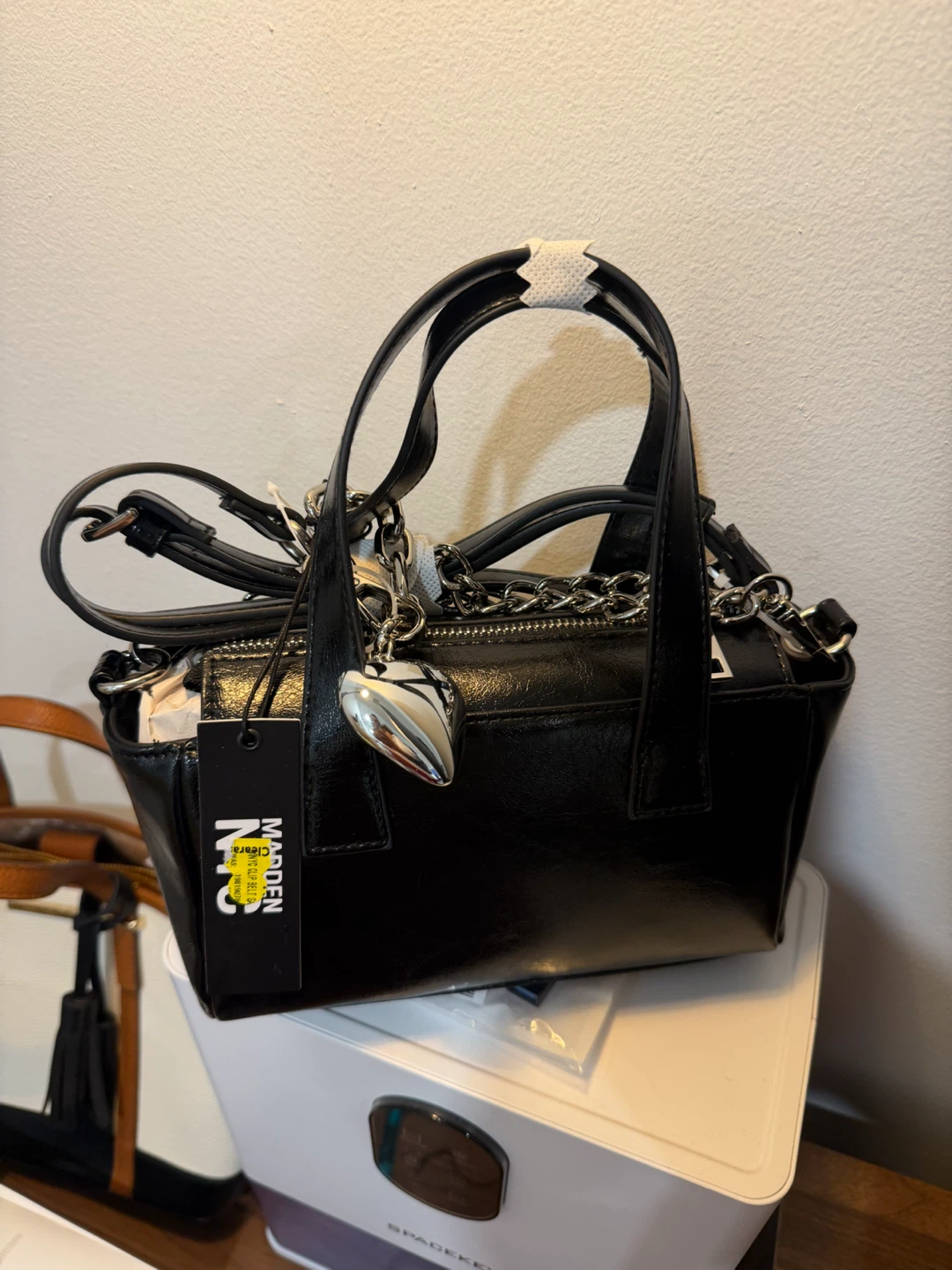 Madden NYC Black Satchel Handbag - photo 2