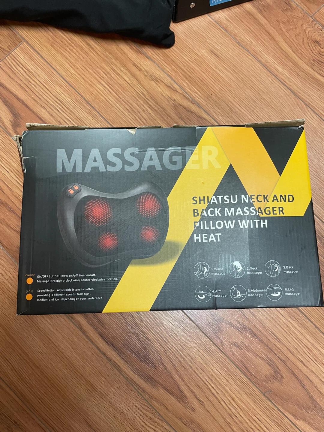 Shiatsu Neck and Back Massage Pillow with Heat