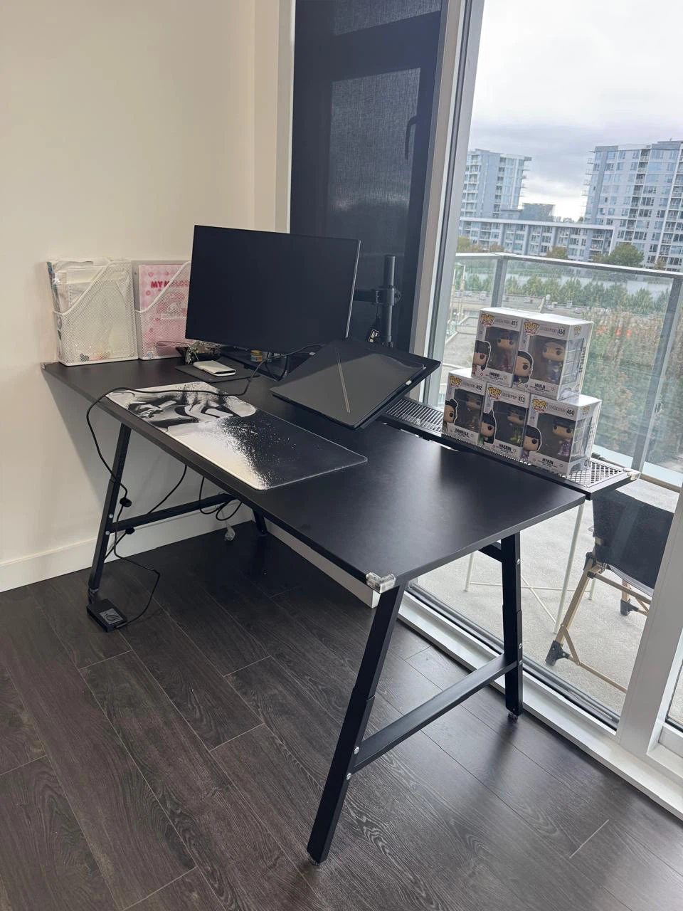 Ikea Utespelare Black Gaming Desk - photo 2