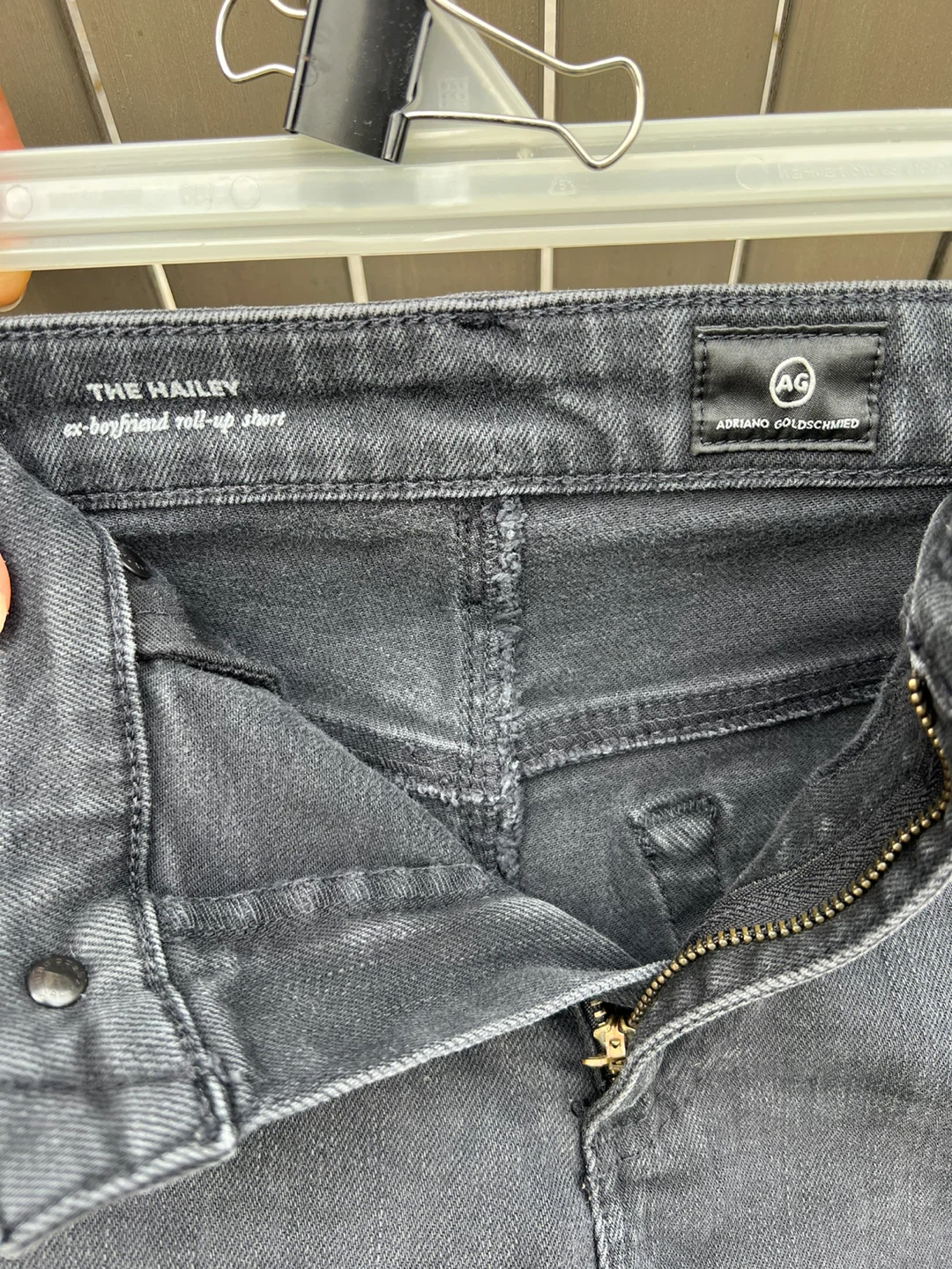 AG Adriano Goldschmied The Hailey Denim Shorts 27 - photo 4