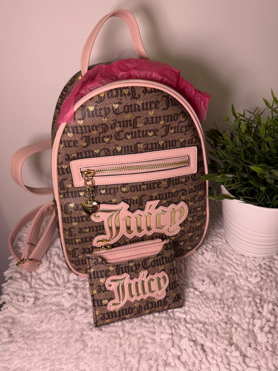 Juicy Couture Backpack and Card Holder Set - photo 3