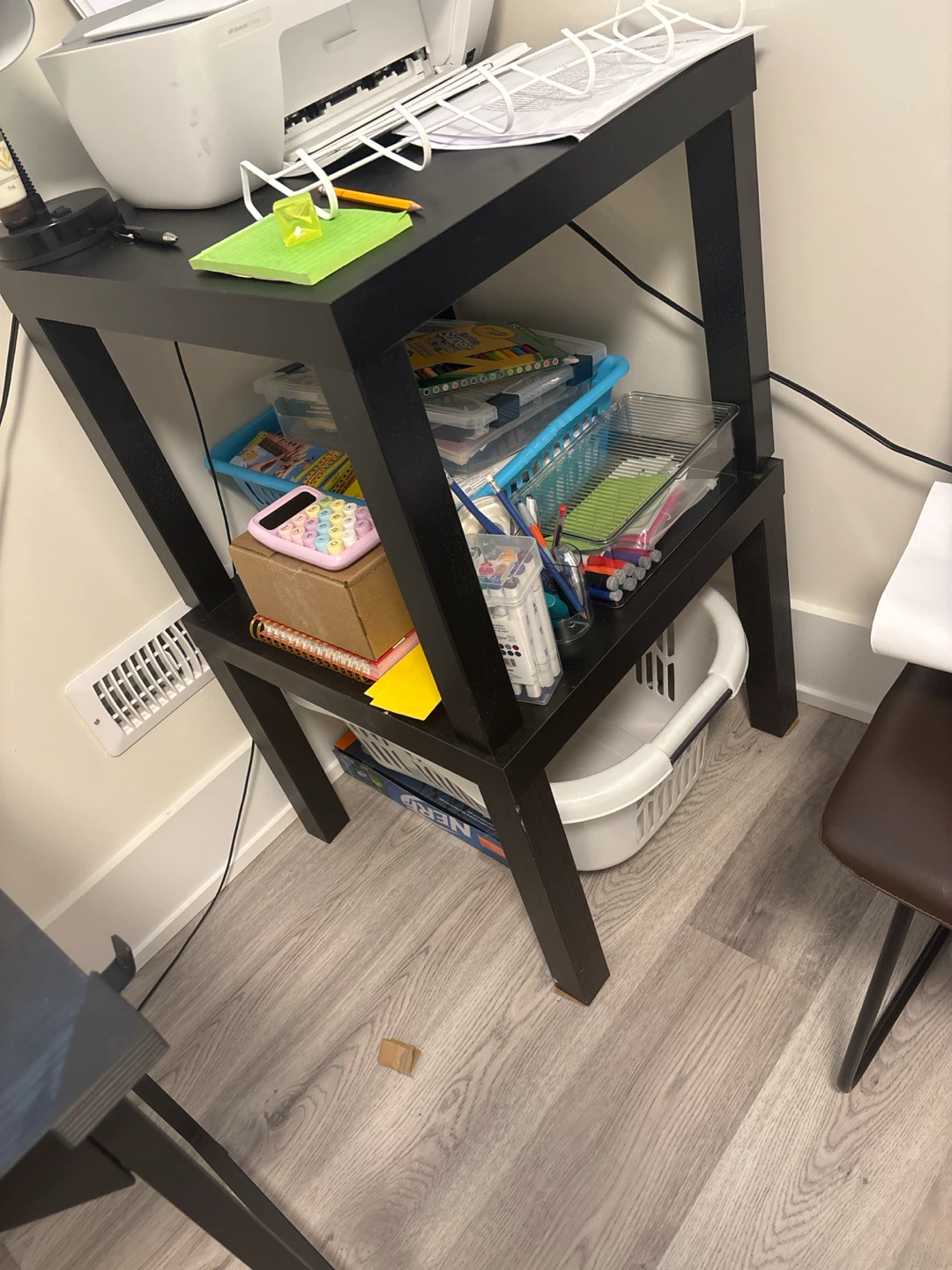 3 ikea Black Side Table