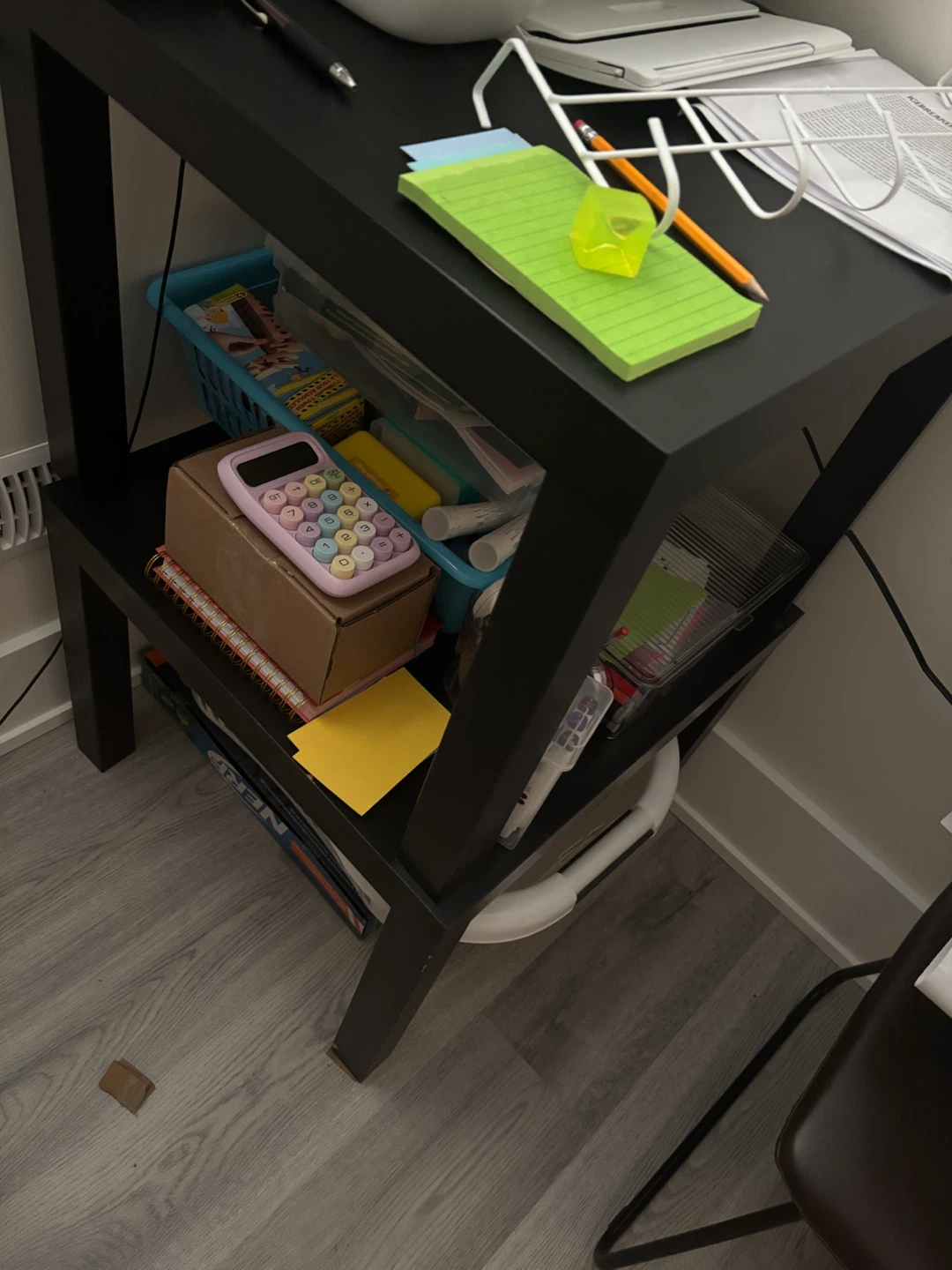 3 ikea Black Side Table - photo 2