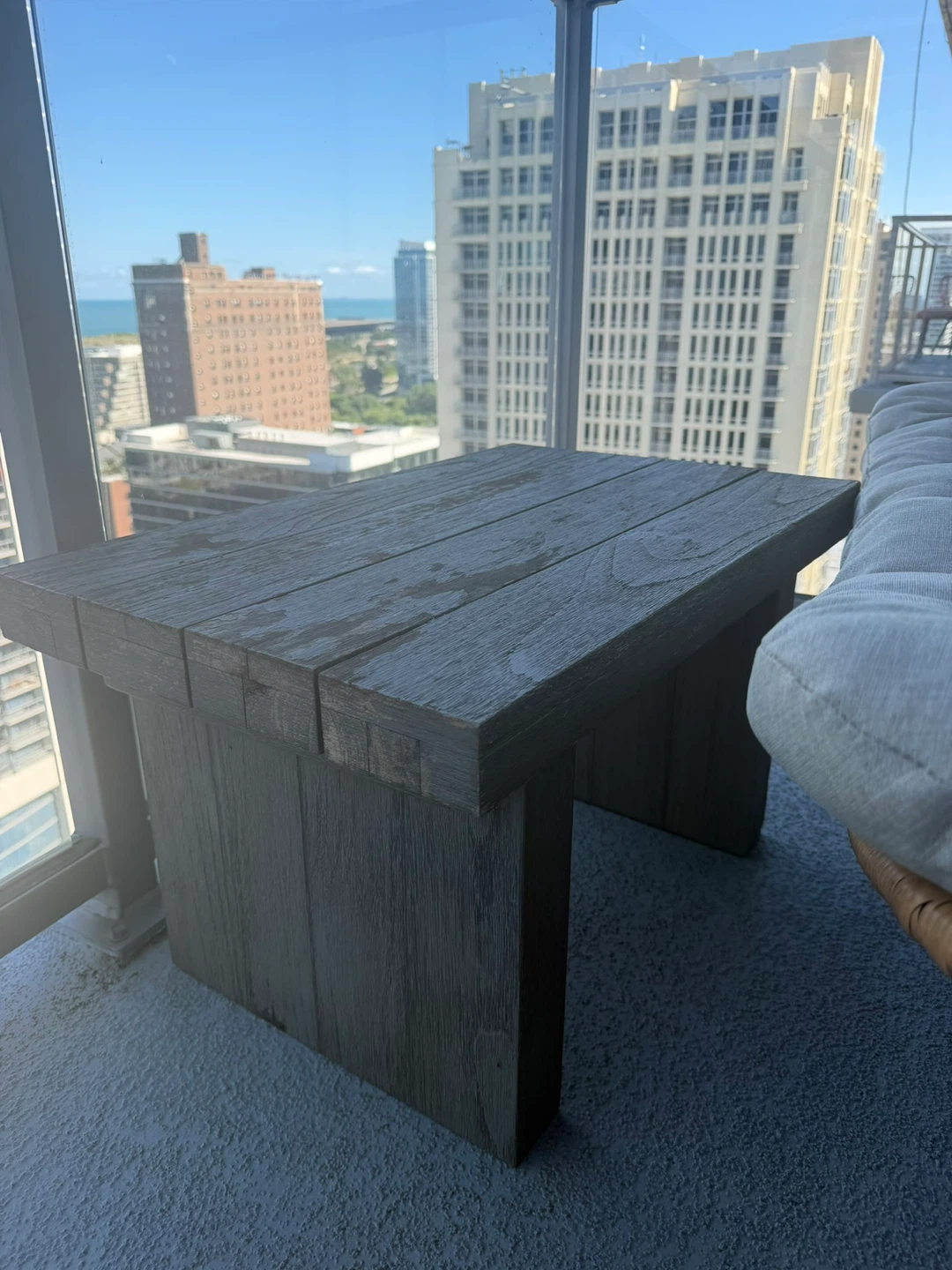 Wooden Outdoor Coffee Table - Balcony/Patio - photo 2