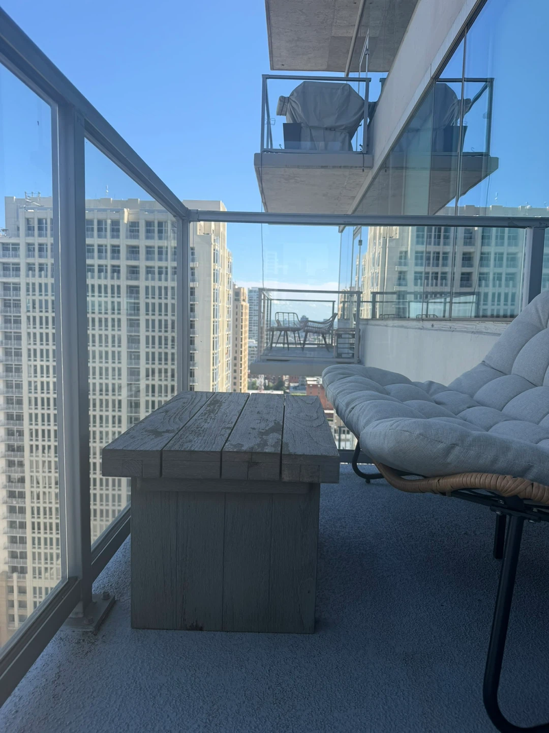 Wooden Outdoor Coffee Table - Balcony/Patio - photo 3