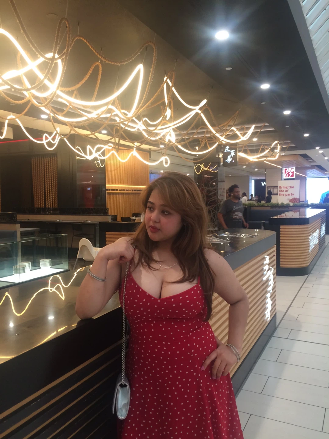 Red Polka Dot Mini Dress - photo 2
