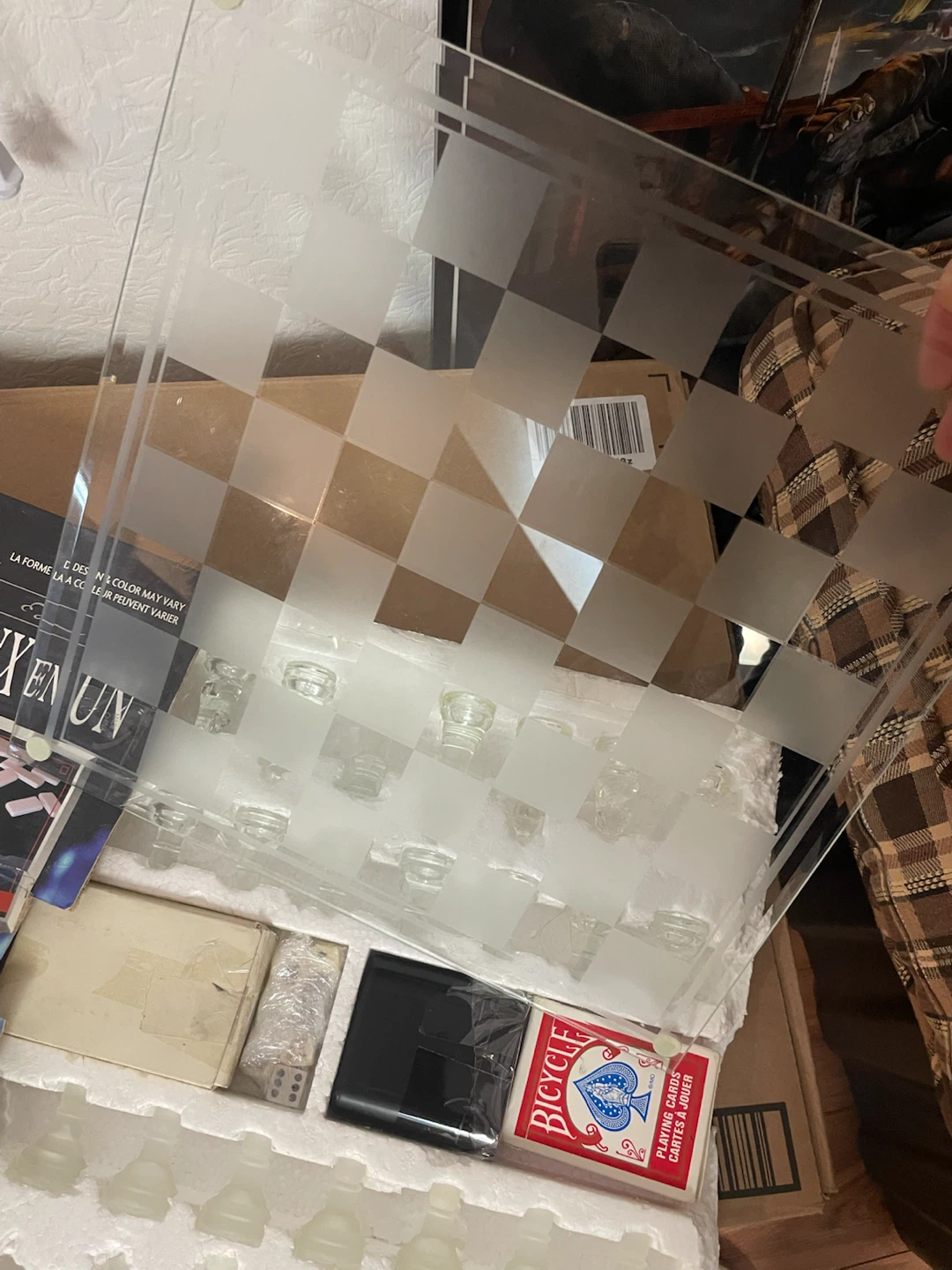 Deluxe Six-in-One Glass Game Set - photo 3