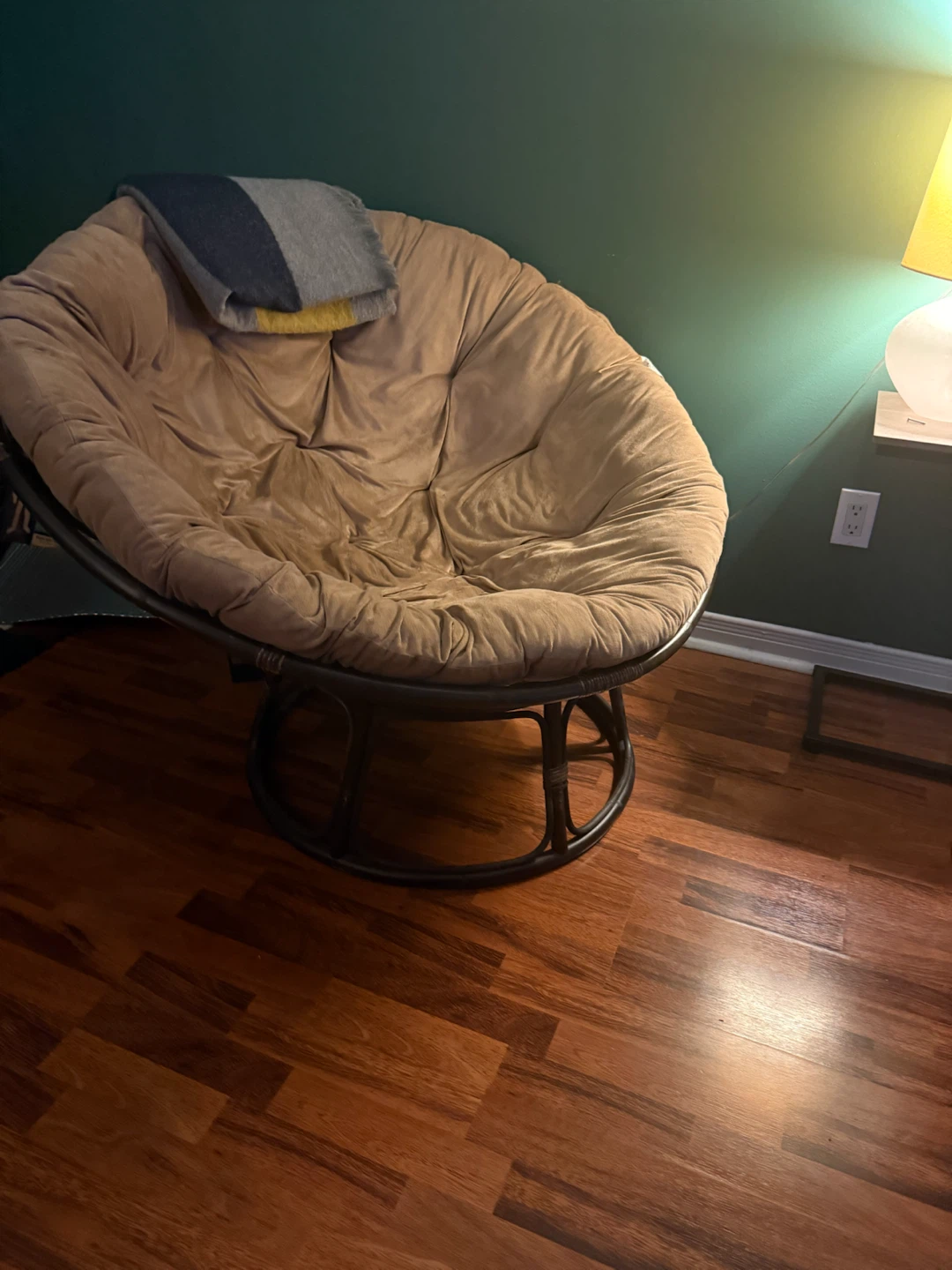 Tan Pier one  Papasan Chair