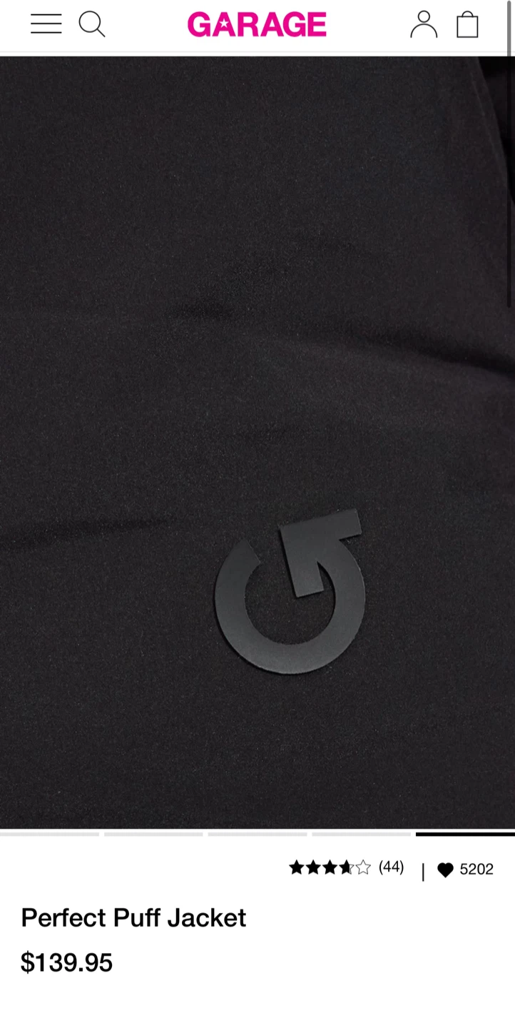 Garage Perfect Puff Jacket - Black - photo 4