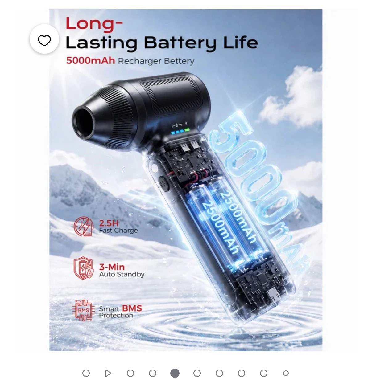 TERUNSOUL Electric Air Duster - photo 5