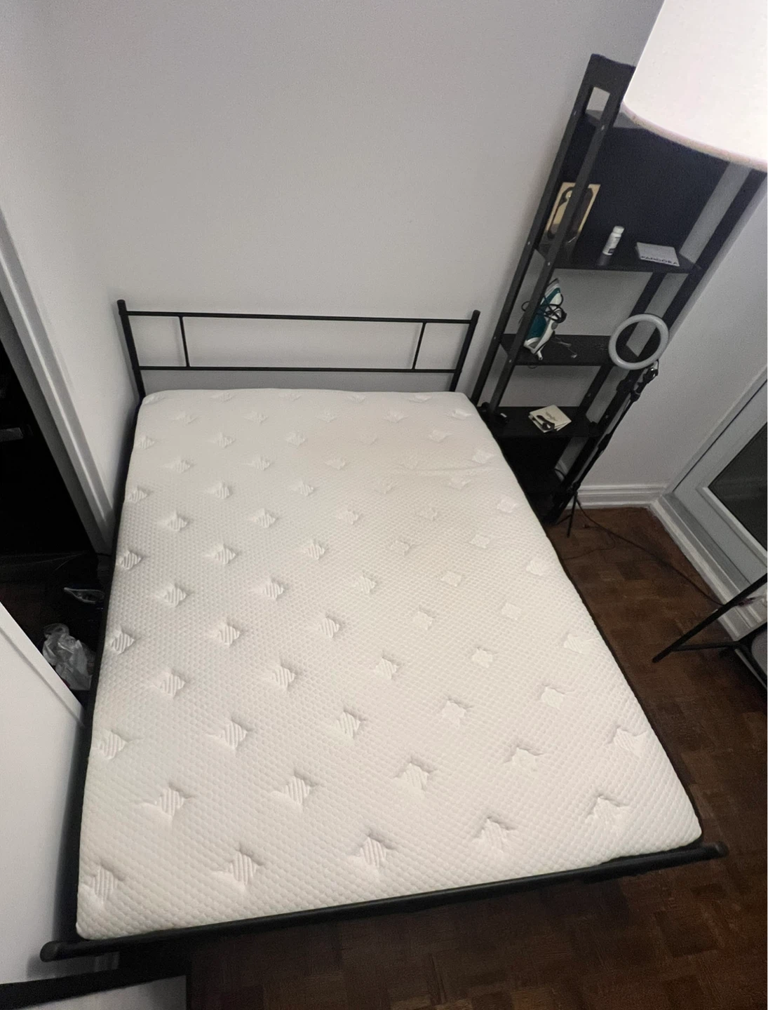 Queen 10 inch Mattress and Metal Bed Frame - photo 2