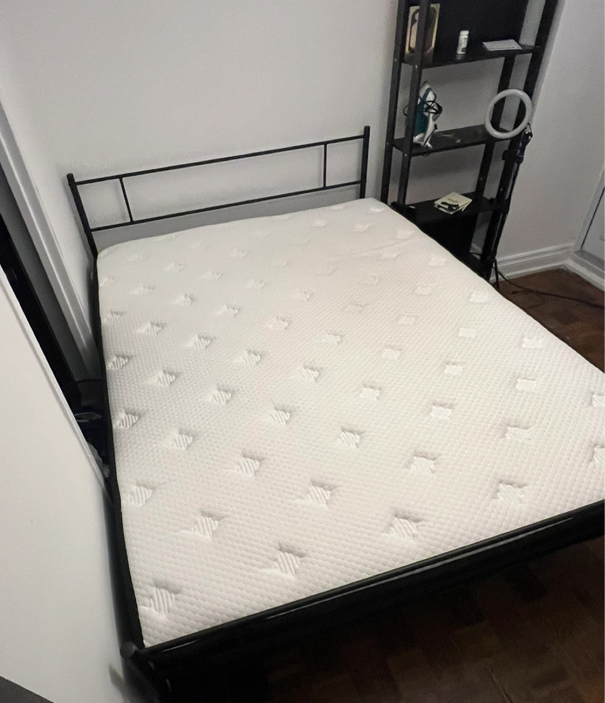 Queen 10 inch Mattress and Metal Bed Frame - photo 3