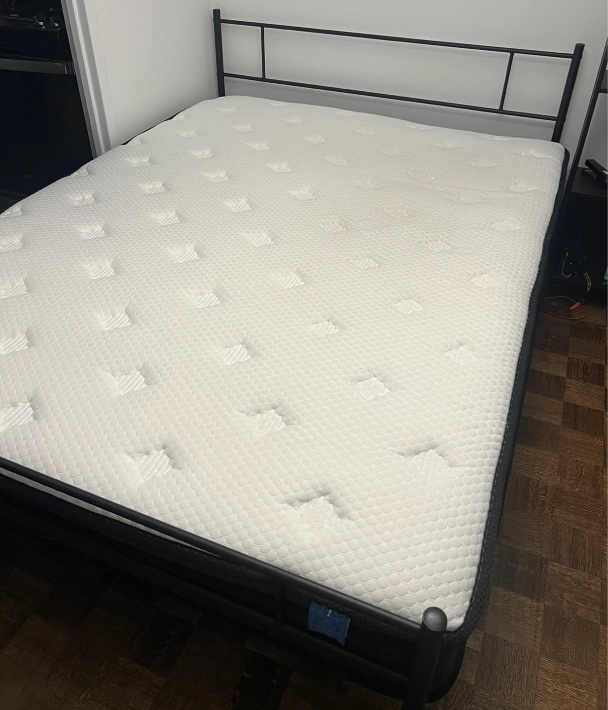 Queen 10 inch Mattress and Metal Bed Frame - photo 4