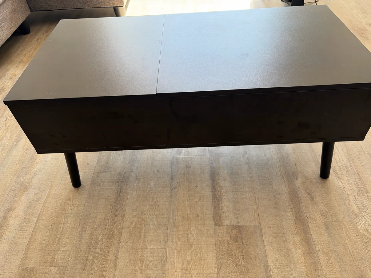 Black Lift-Top Coffee Table