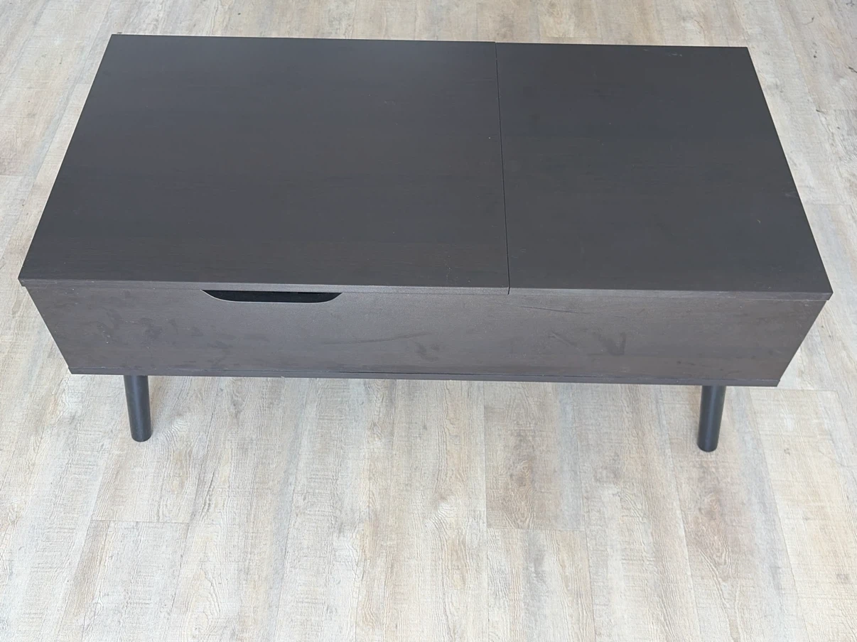 Black Lift-Top Coffee Table - photo 2
