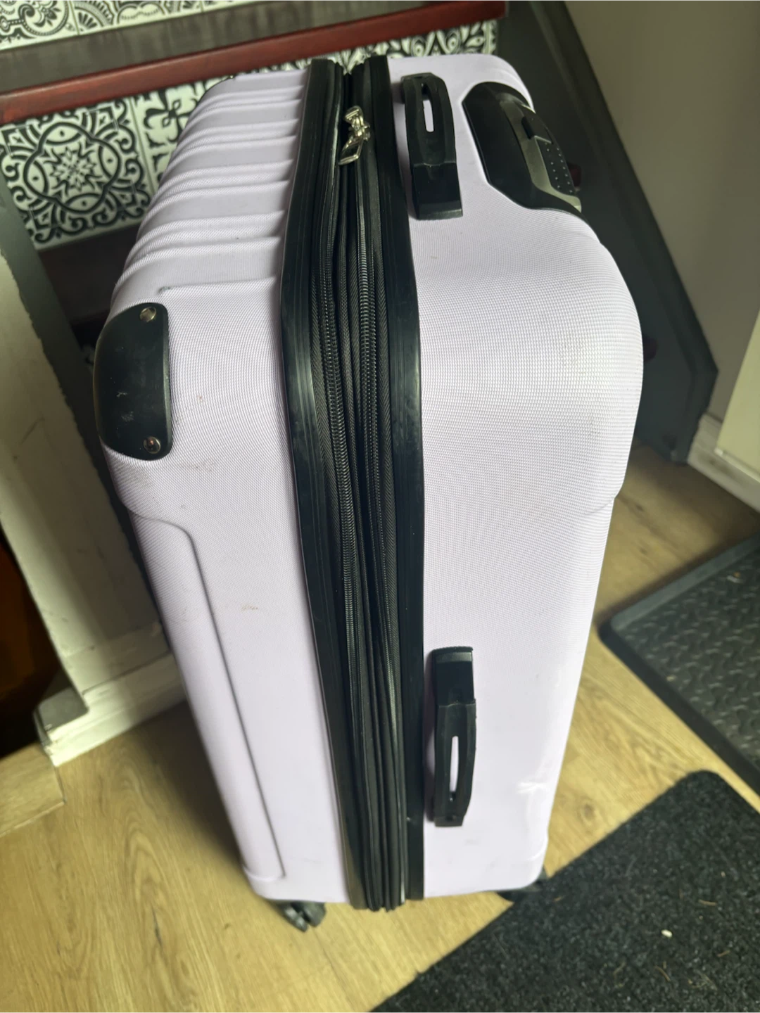 Travelers Club Light Purple Hardside Carry-On - photo 2