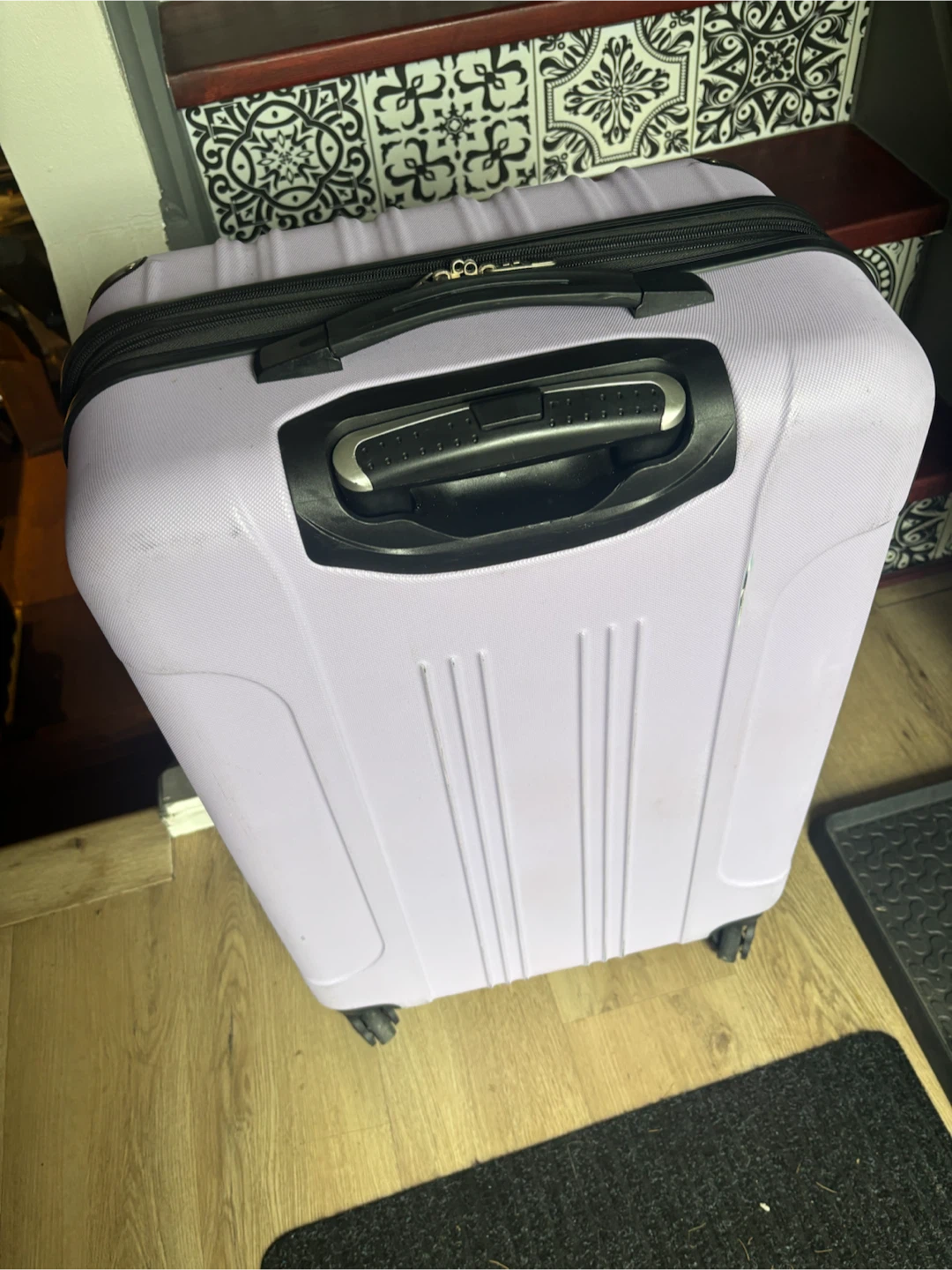 Travelers Club Light Purple Hardside Carry-On - photo 3
