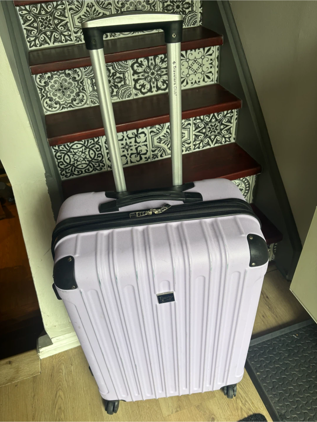 Travelers Club Light Purple Hardside Carry-On - photo 5