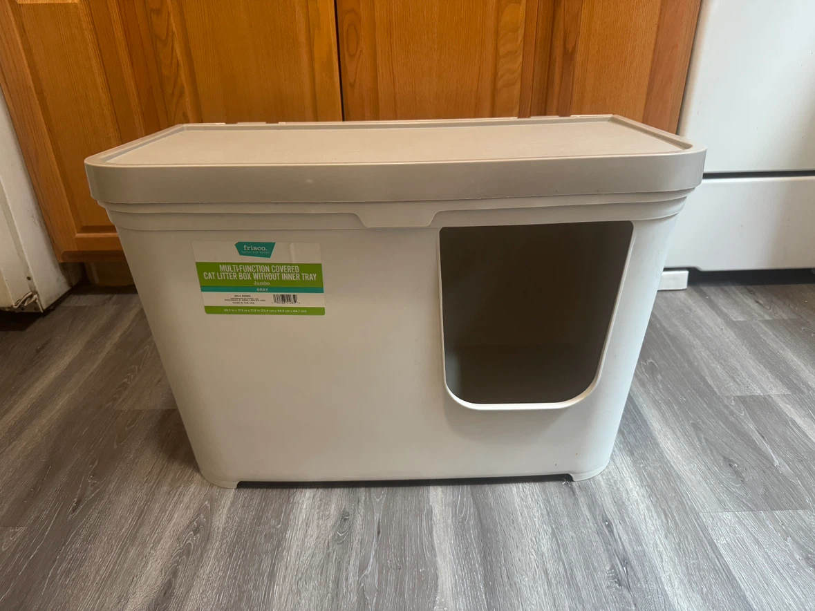 Frisco Jumbo Covered Cat Litter Box - photo 4