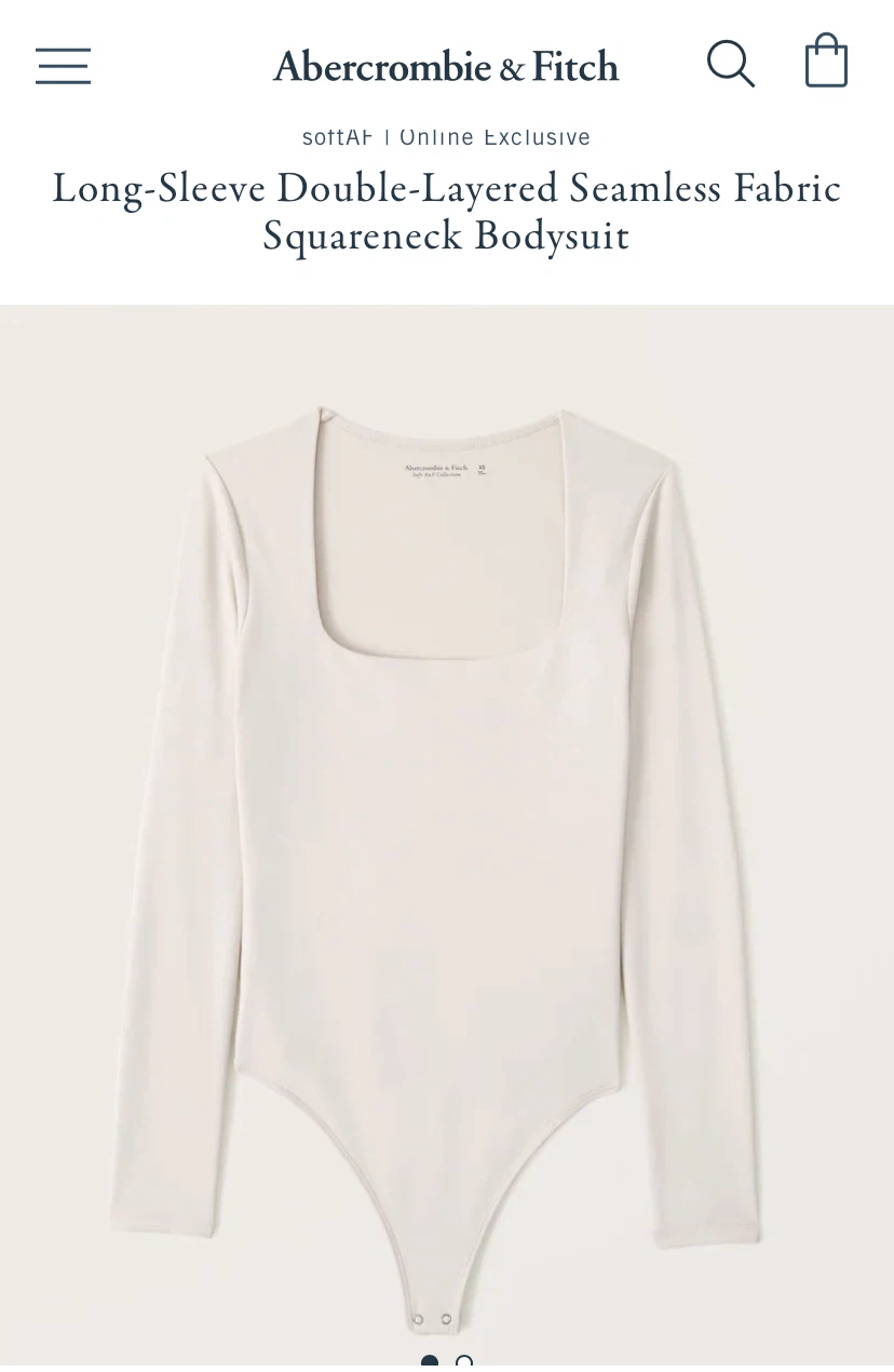 Abercrombie & Fitch Long-Sleeve Bodysuit
