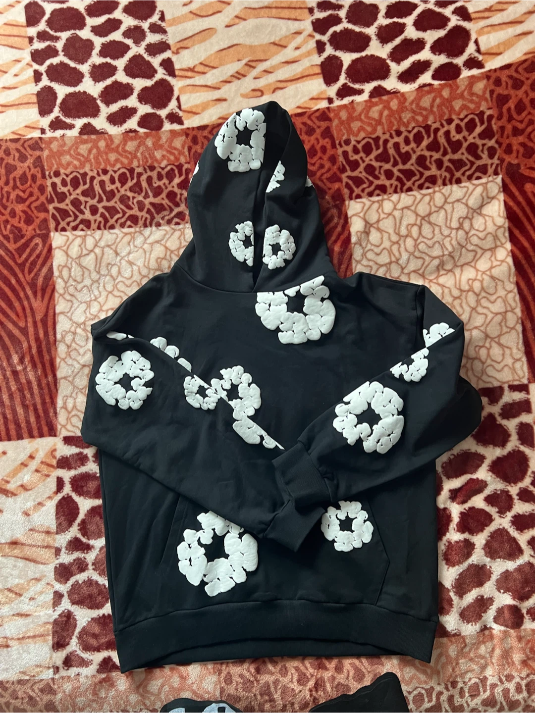 Black denim tears hoodie