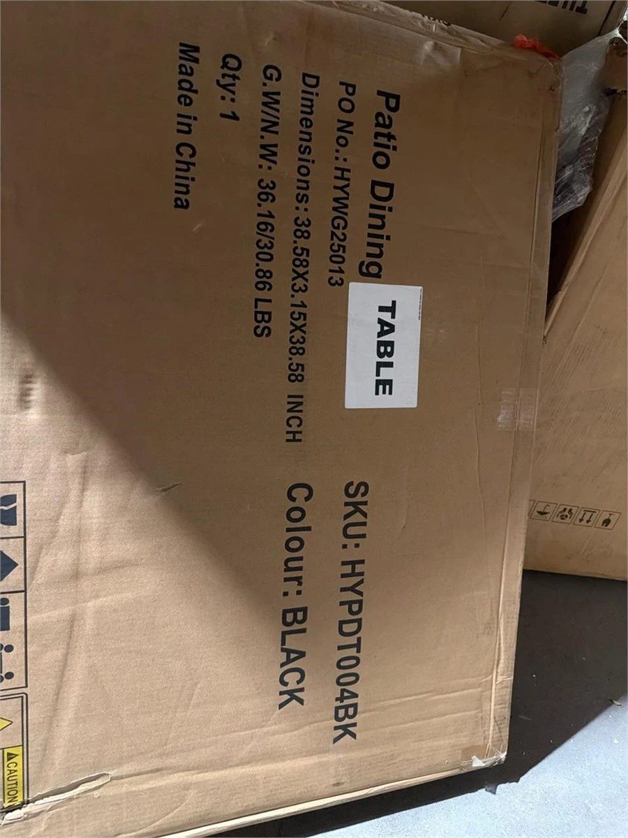 Black Outdoor Dining Table-Brand new - photo 5