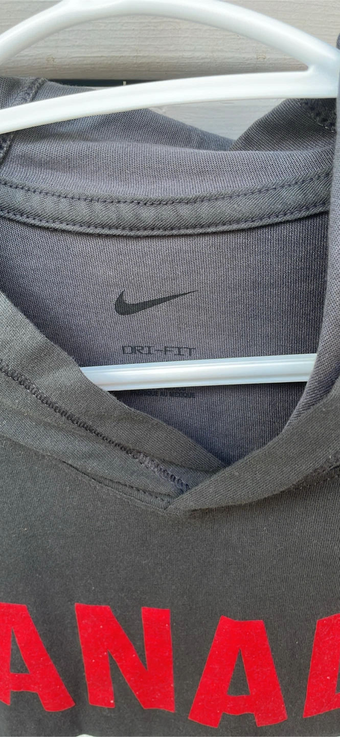 Nike Canada Hockey Hoodie - Grey - Size L - photo 2