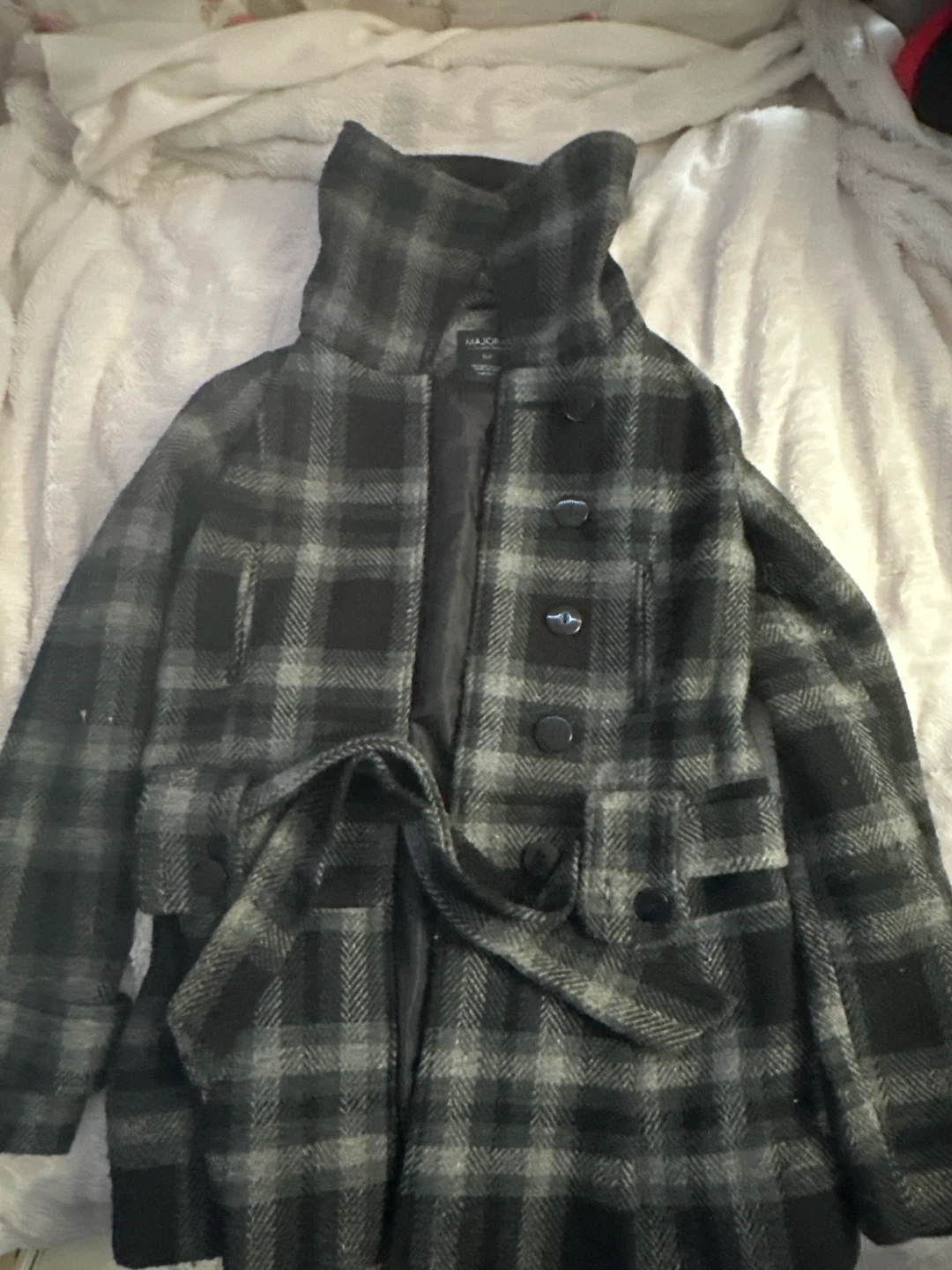 Majora Plaid Coat