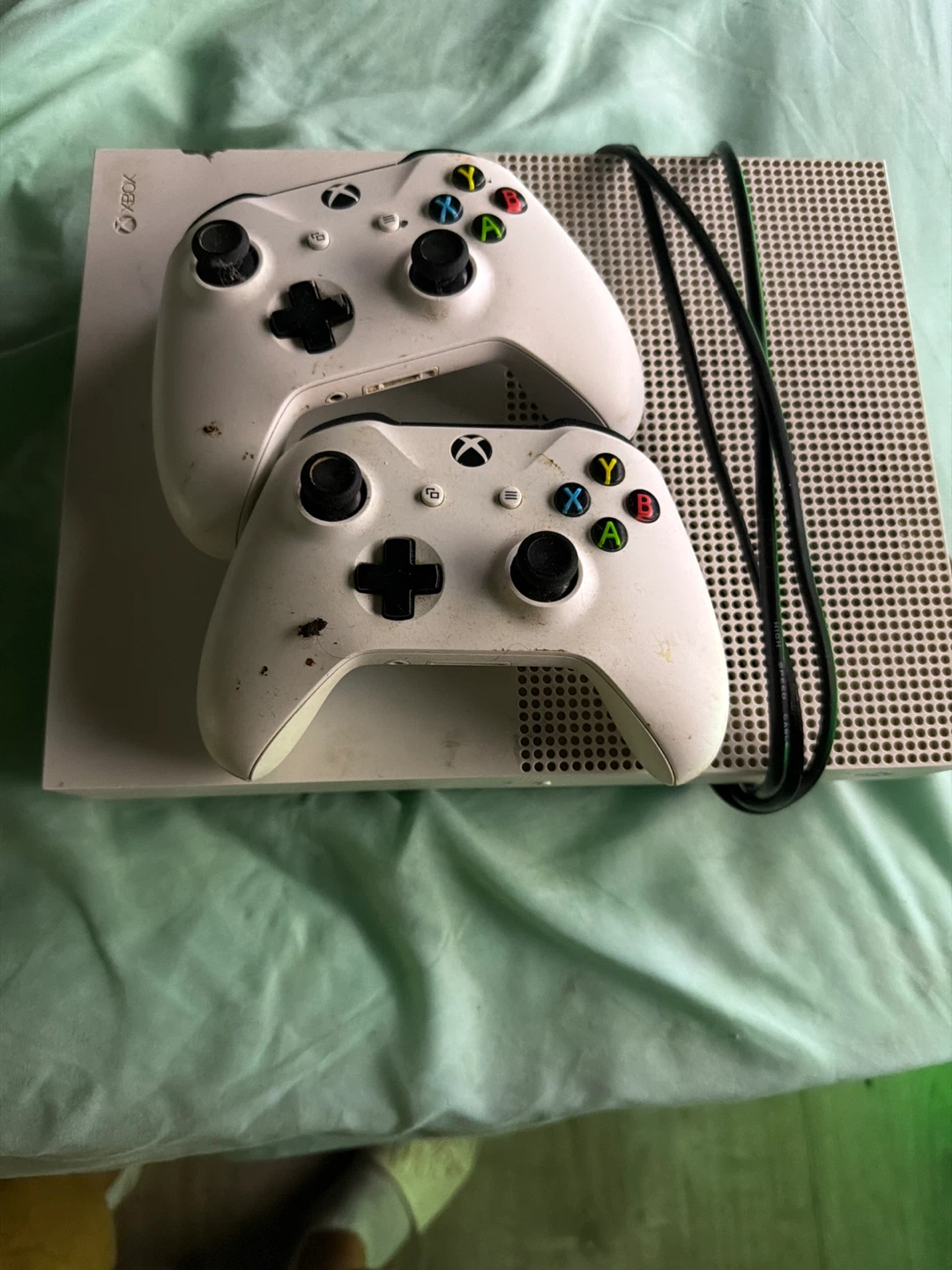 Xbox One S Console with 2 Controllers