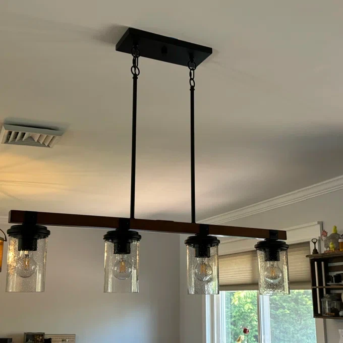 Wayfair 4-Light Chandelier with Glass Shades