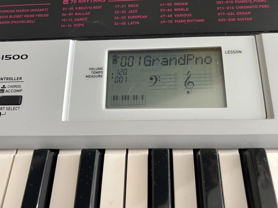 Casio CTK-1500 Electronic Keyboard - photo 2